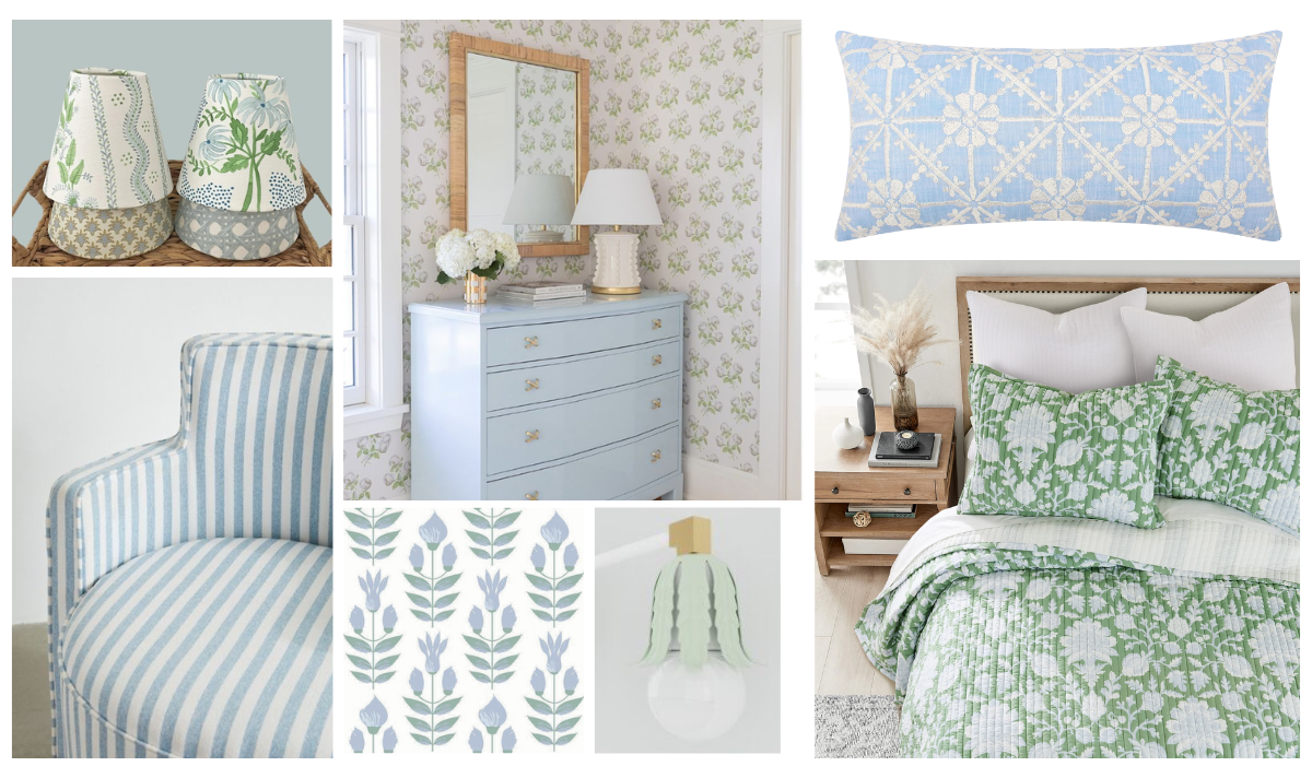 The Ultimate Guide to Grandmillennial Interior Design showcasing floral patterns and vintage decor elements in a cozy setting.