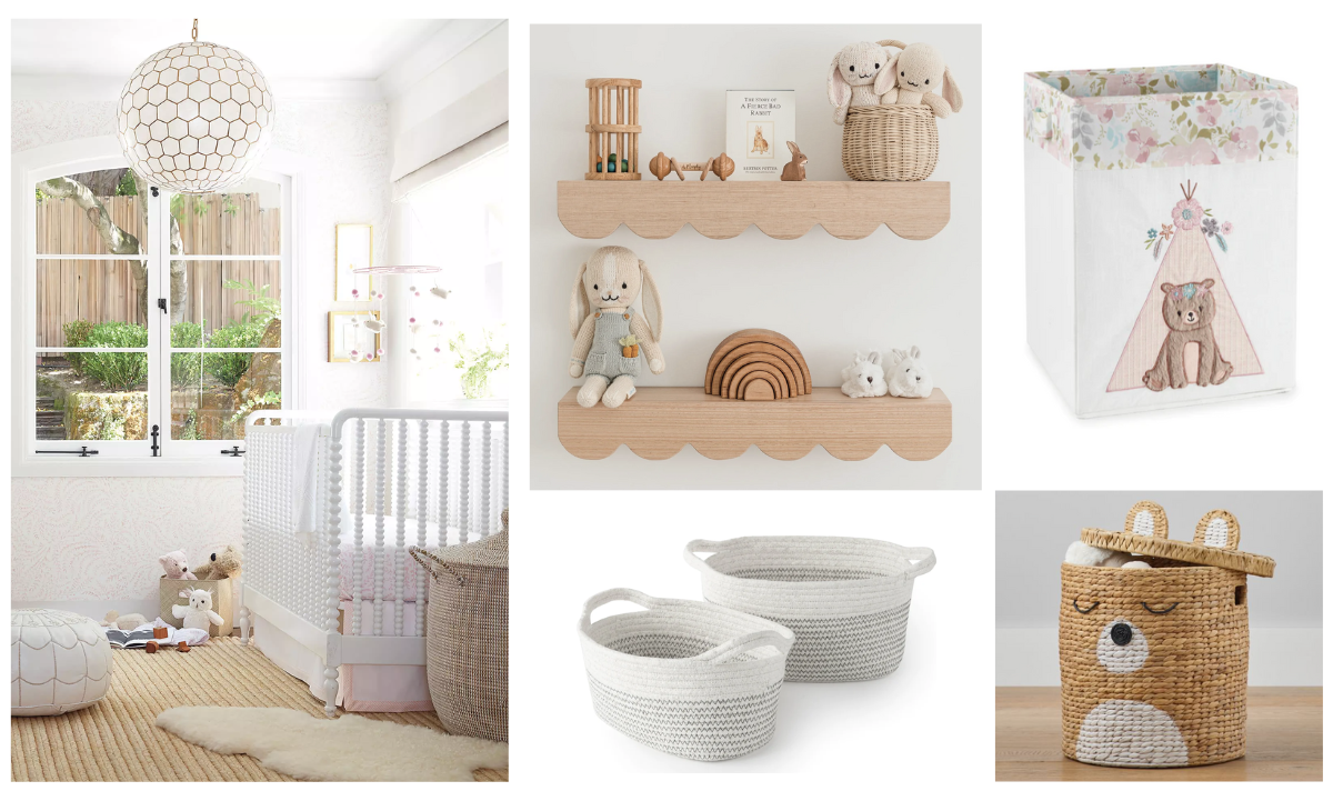 Nursery Organization and Storage Ideas