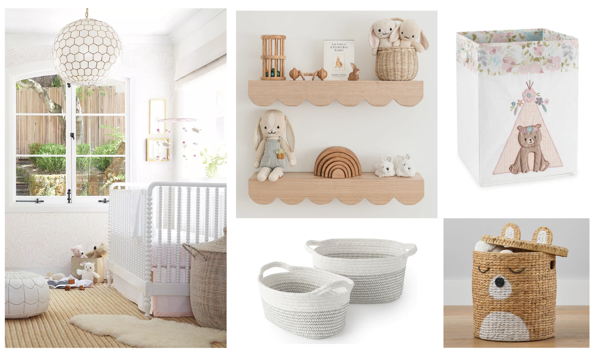 Nursery Organization and Storage Ideas 