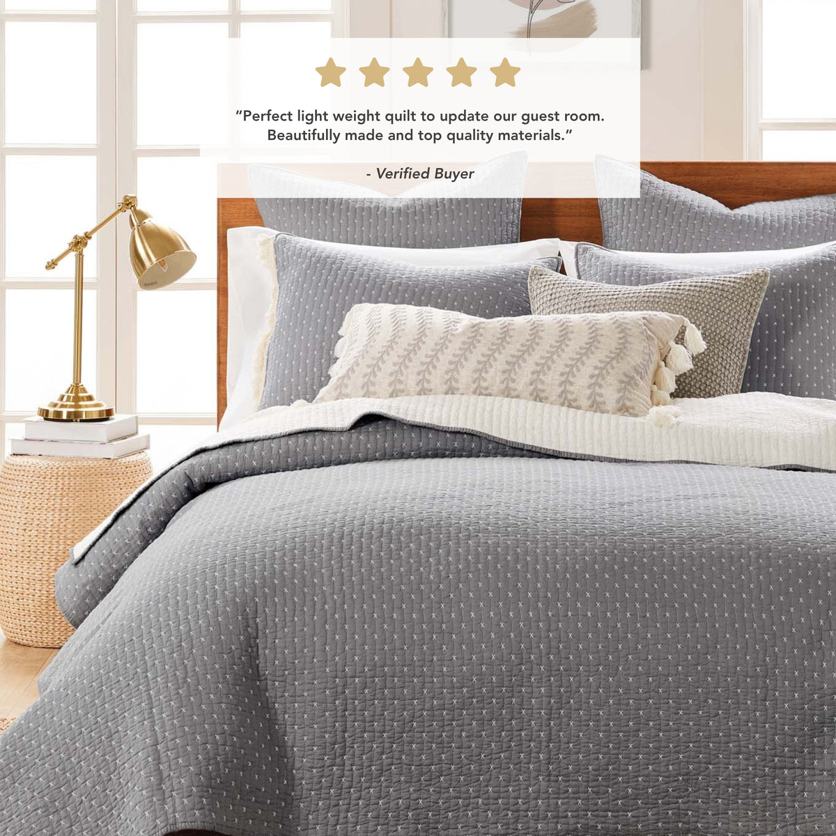 Cross Stitch Quilt Set