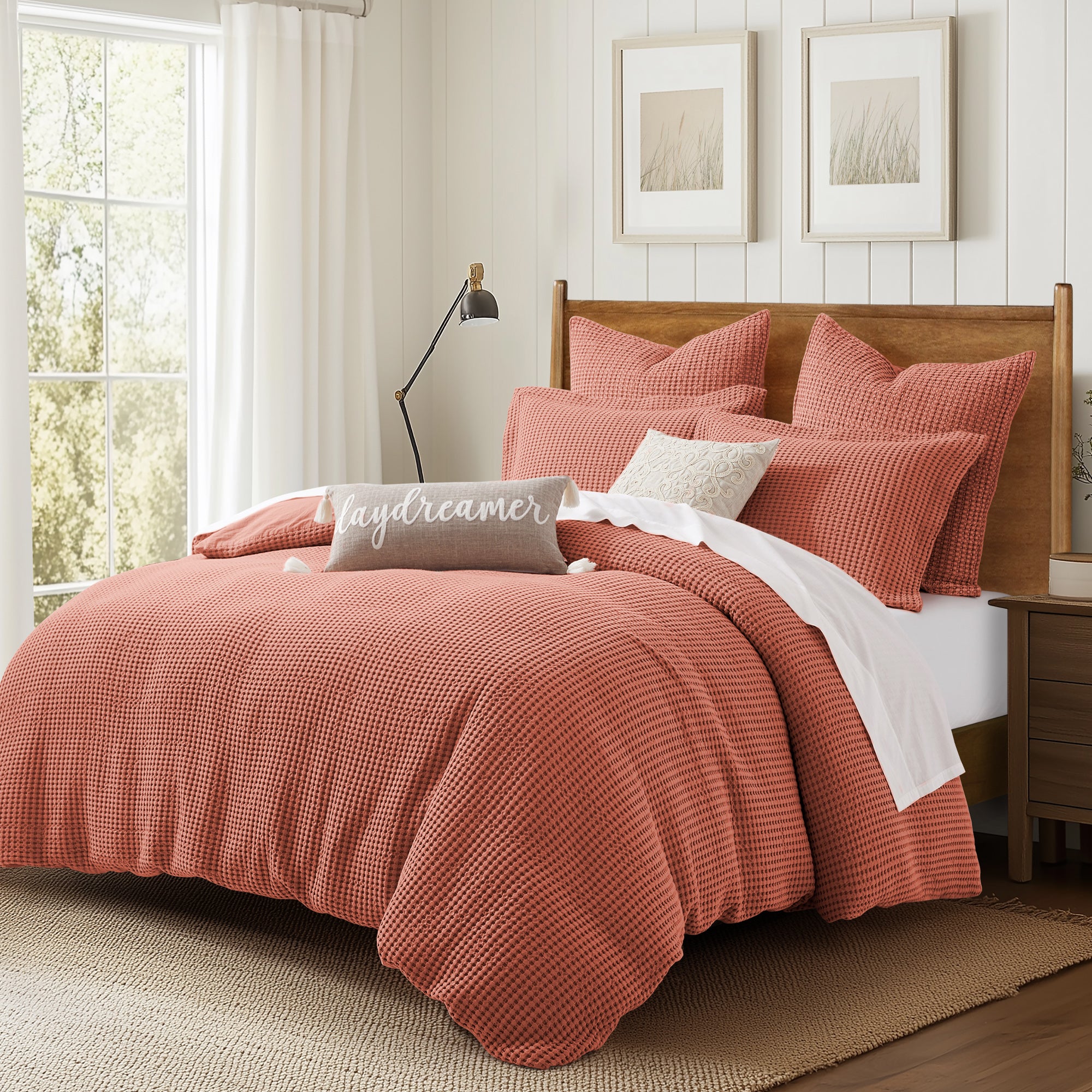 Levtex Home Mills Waffle Duvet Cover Set Duvets
