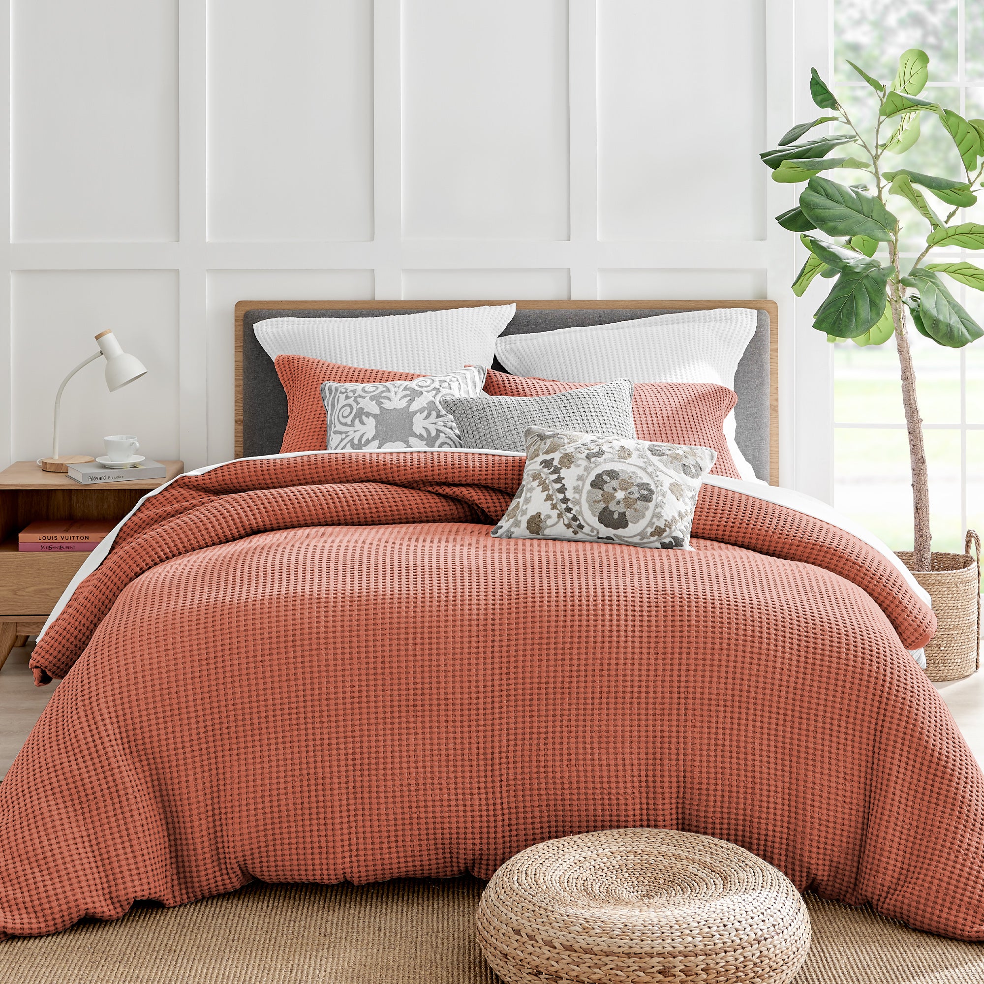 Levtex Home Mills Waffle Duvet Cover Set Duvets