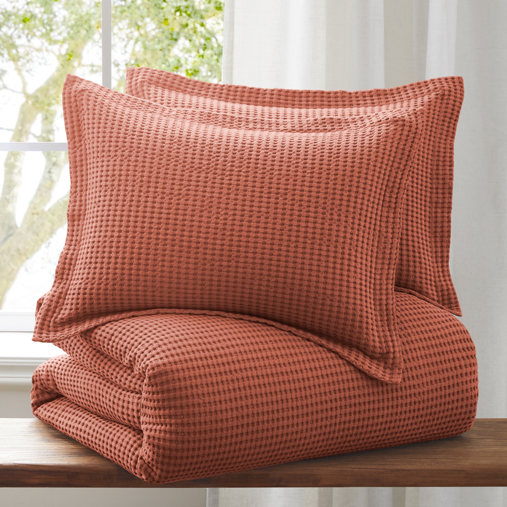 Levtex Home Mills Waffle Duvet Cover Set Duvets