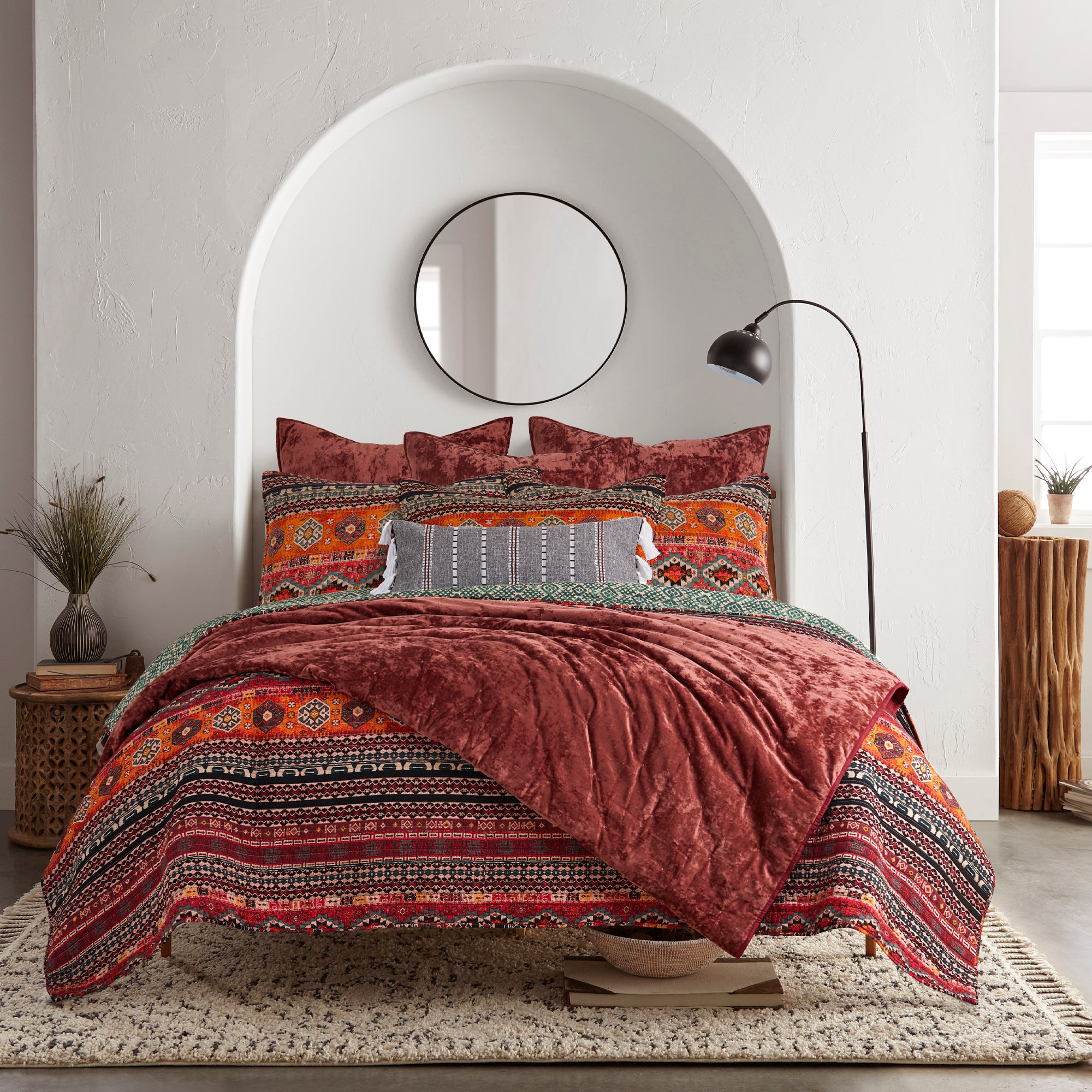 Levtex Home Abruzzi Velvet Spice Quilt Quilts
