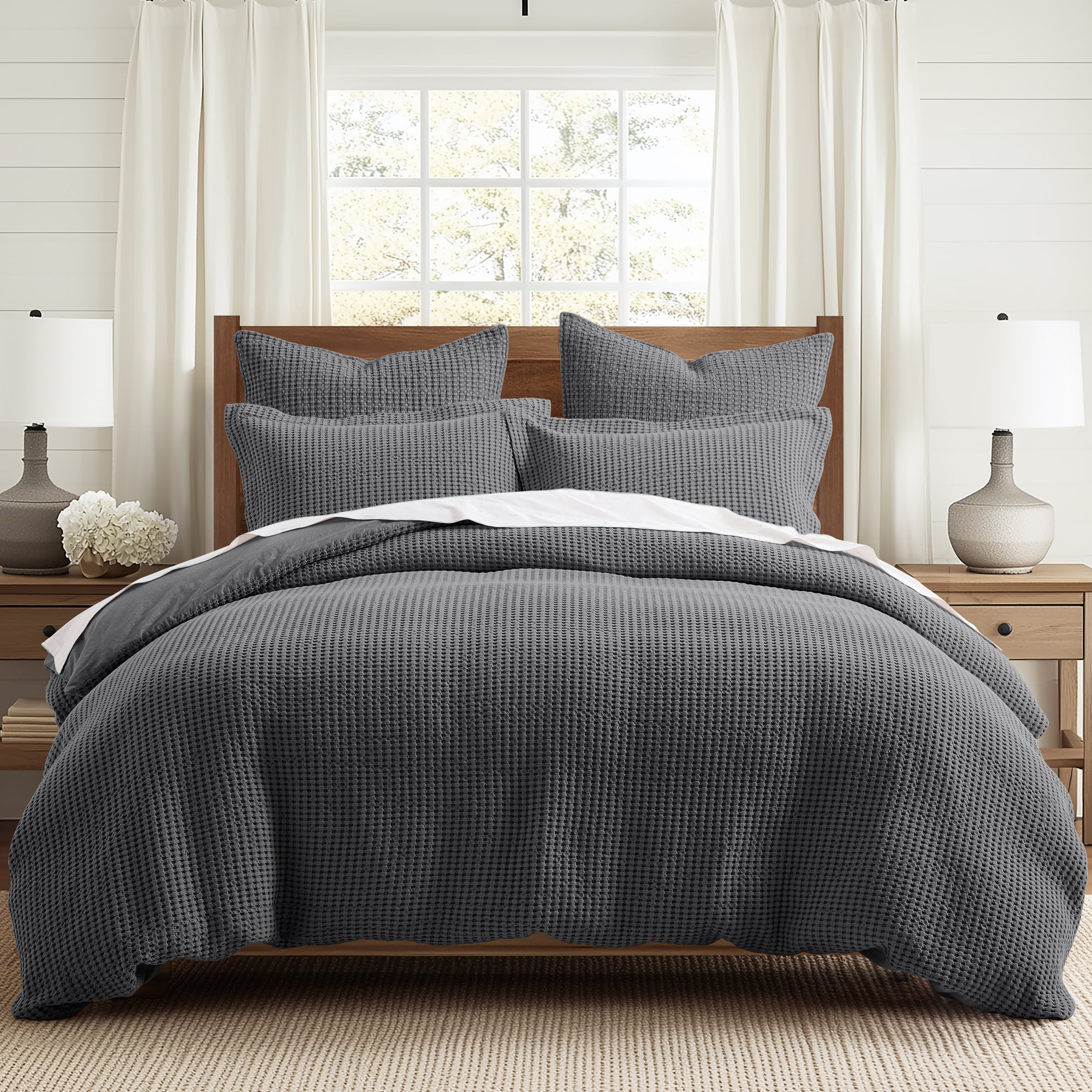 Levtex Home Mills Waffle Duvet Cover Set Duvets