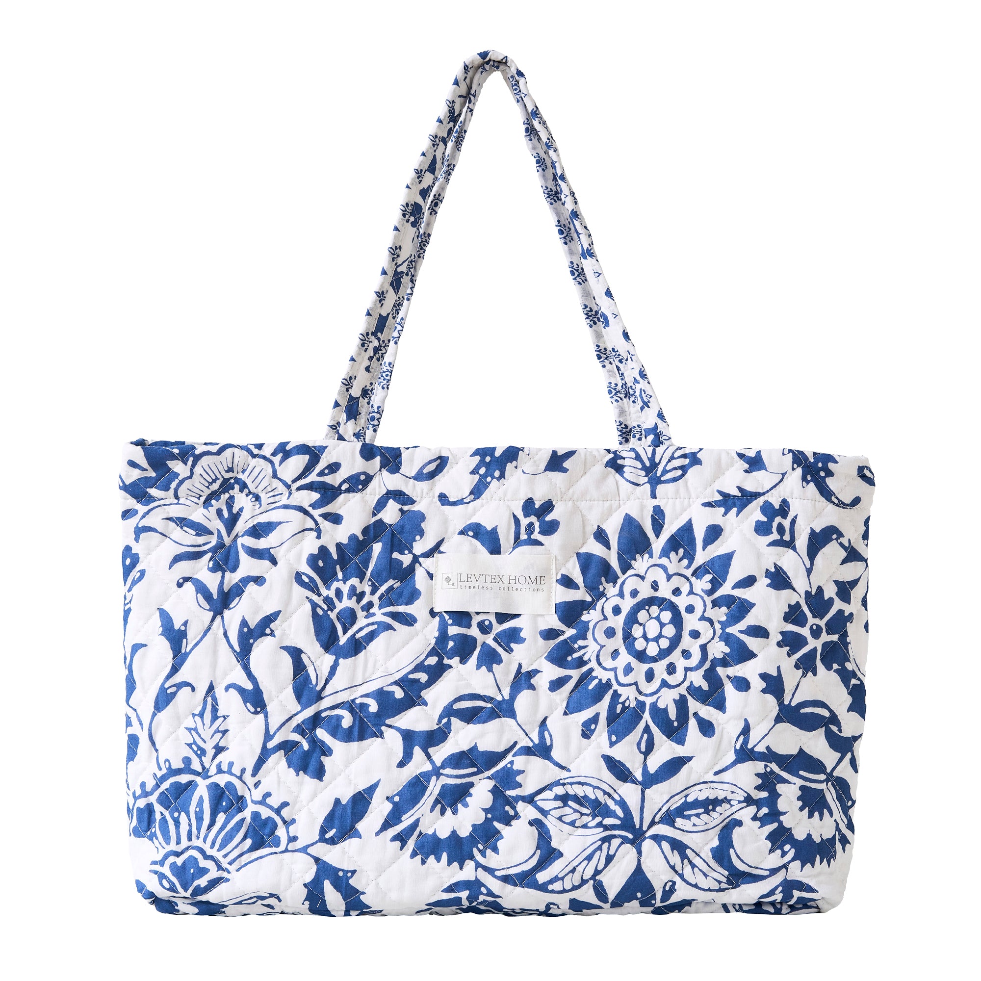 Levtex Home Clara Blue Tote Bag Tote Bags