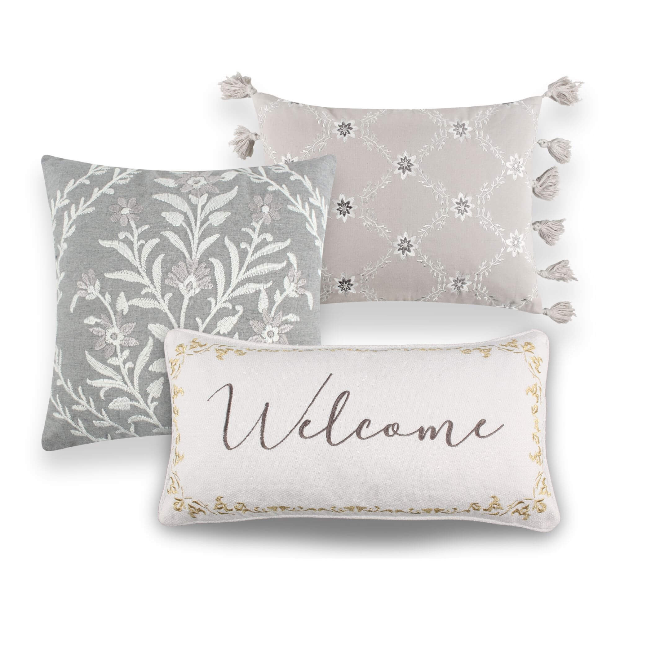 Levtex Home Classic Neutral Pillow Bundle Decorative Pillows