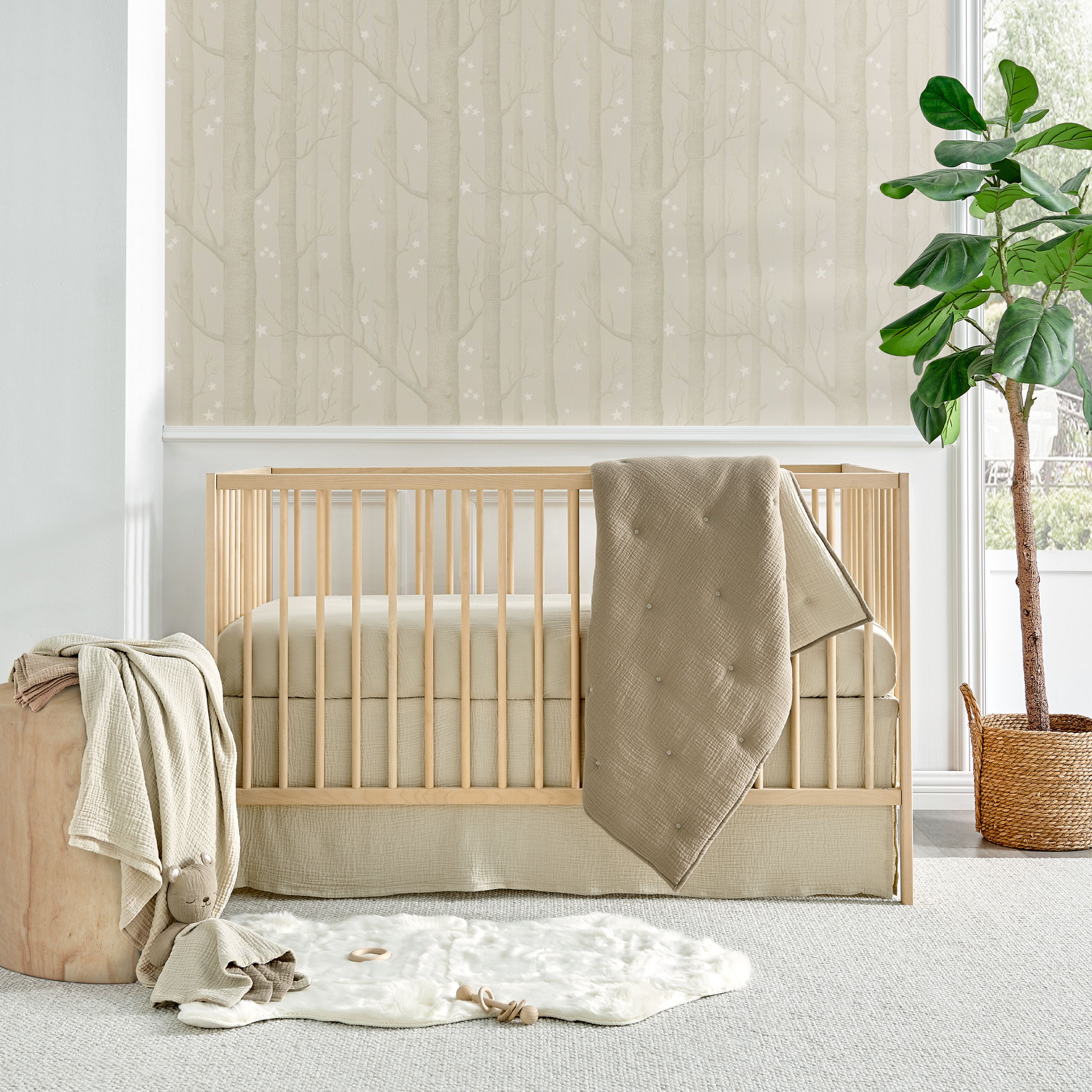 Levtex Home Cloud Muslin 5pc Bedding Set Crib Bedding Sets