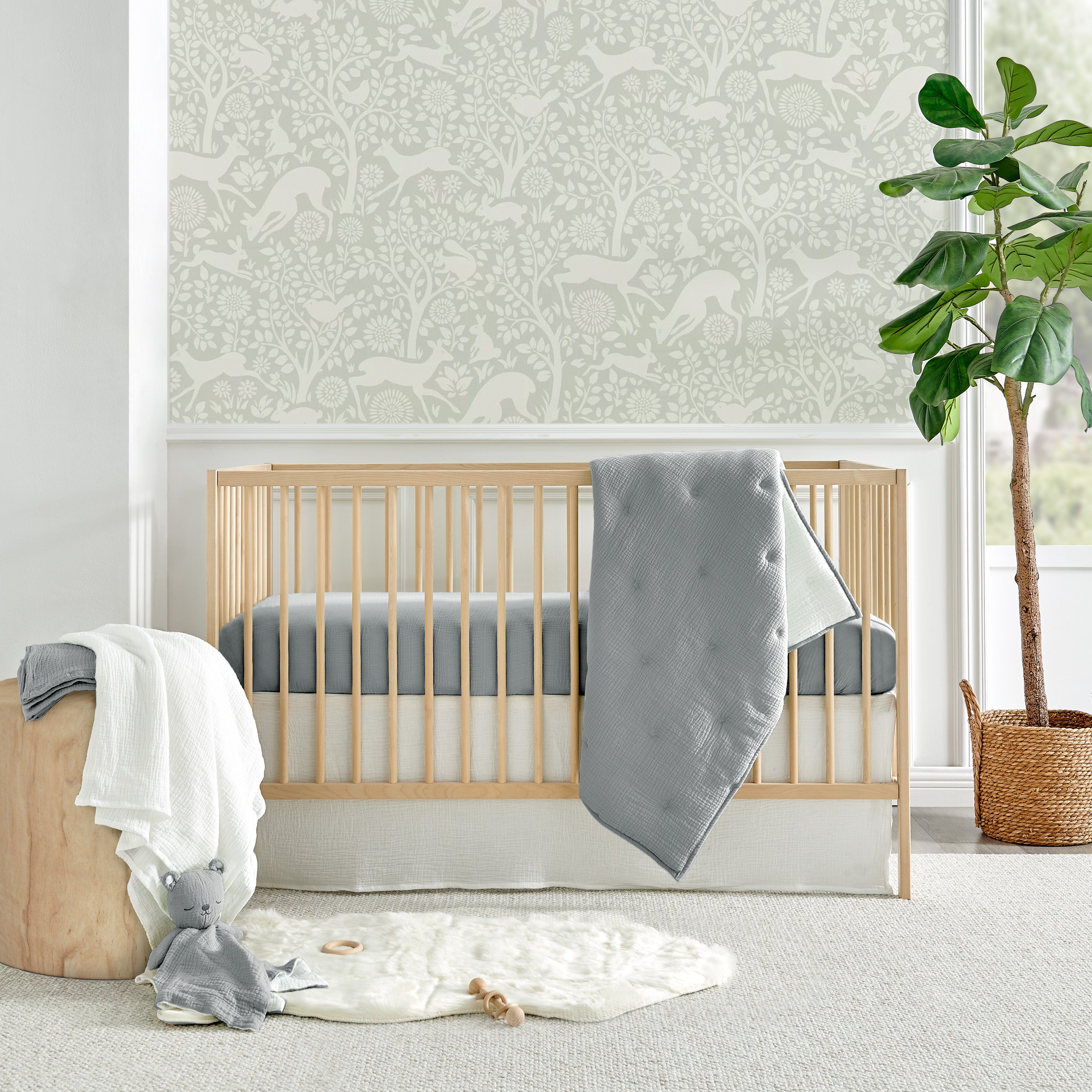 Levtex Home Cloud Muslin 5pc Bedding Set Crib Bedding Sets