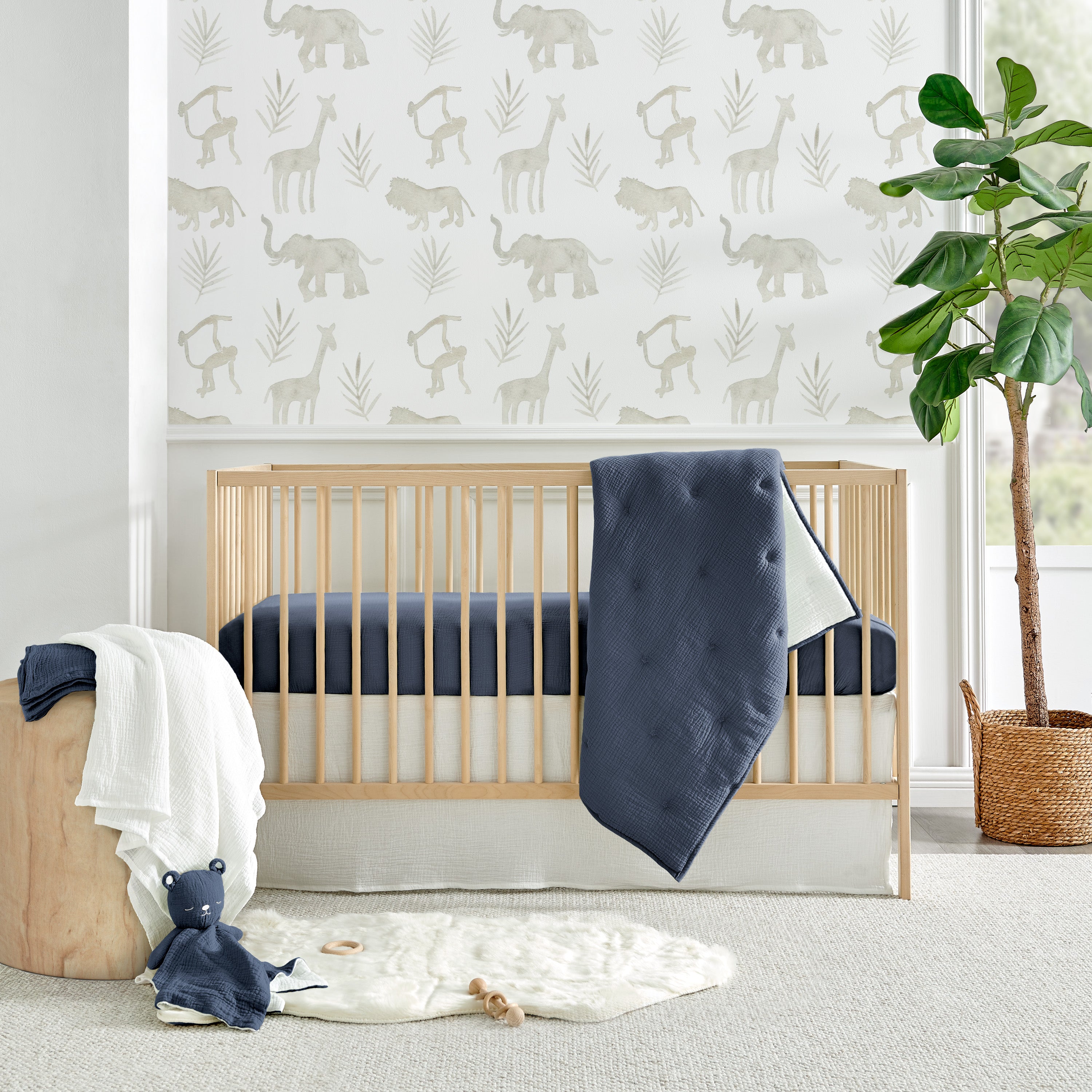 Levtex Home Cloud Muslin 5pc Bedding Set Crib Bedding Sets