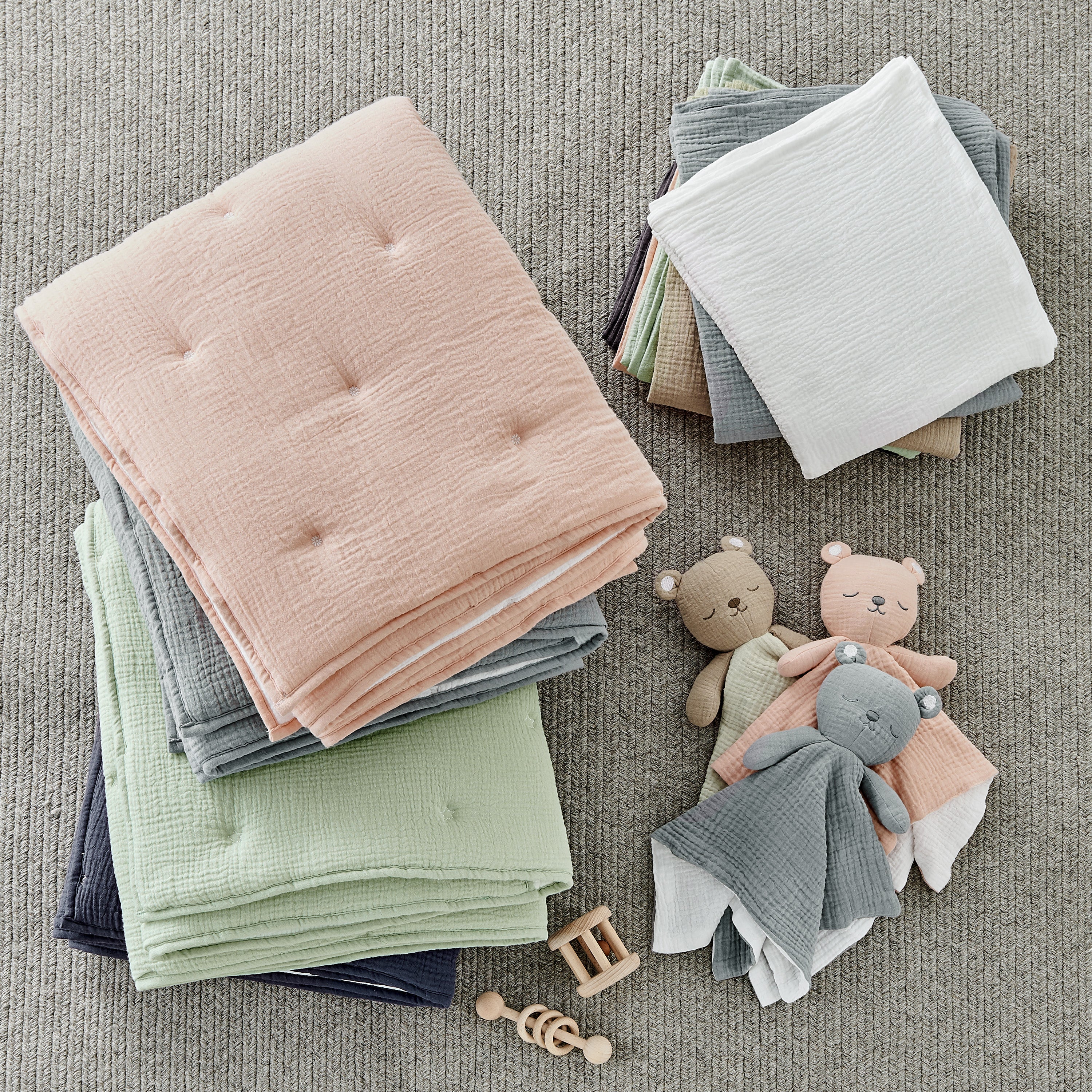 Levtex Home Cloud Muslin 5pc Bedding Set Crib Bedding Sets