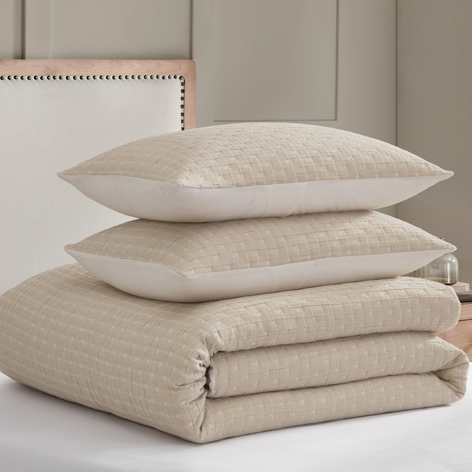 Cross Stitch Duvet Cover Set