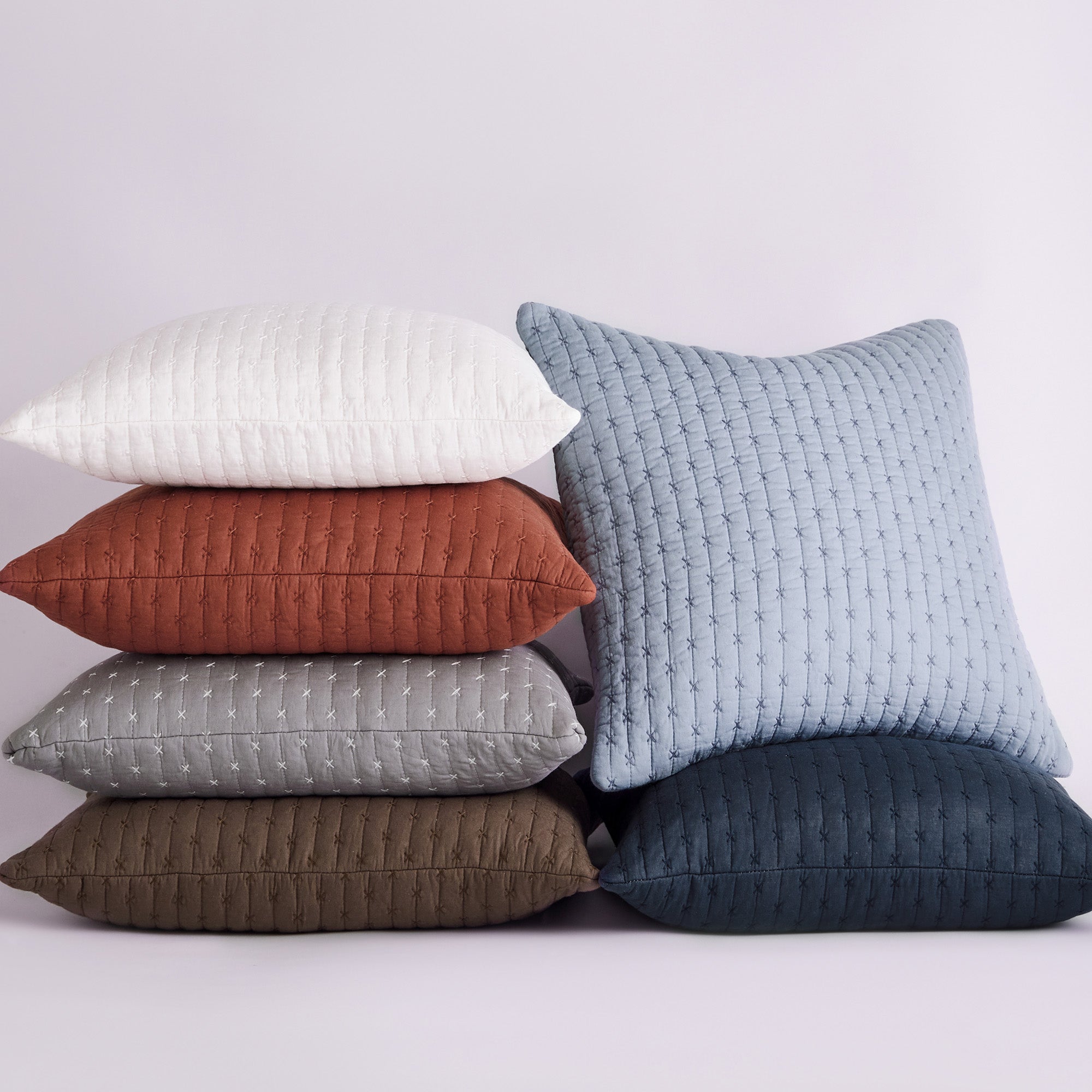 Levtex Home Cross Stitch Square Pillow Decorative Pillows