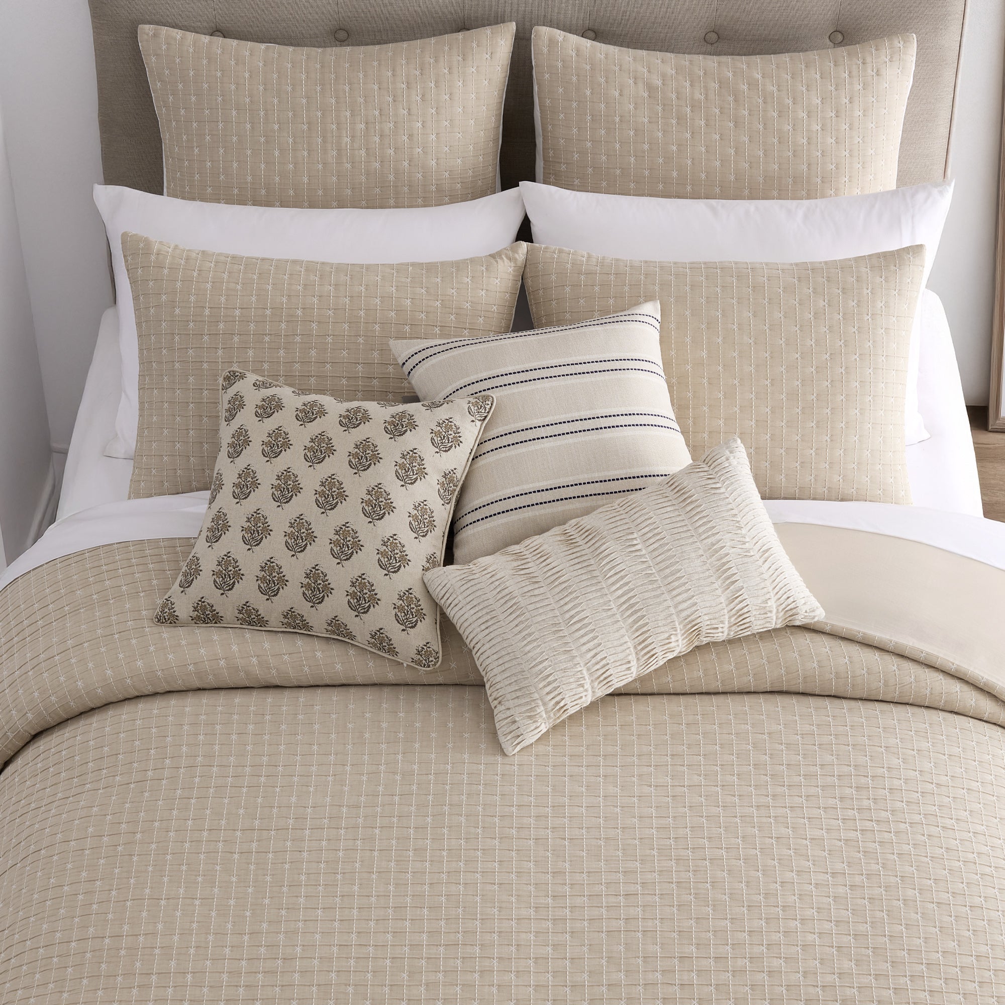 Cross Stitch Comforter Set