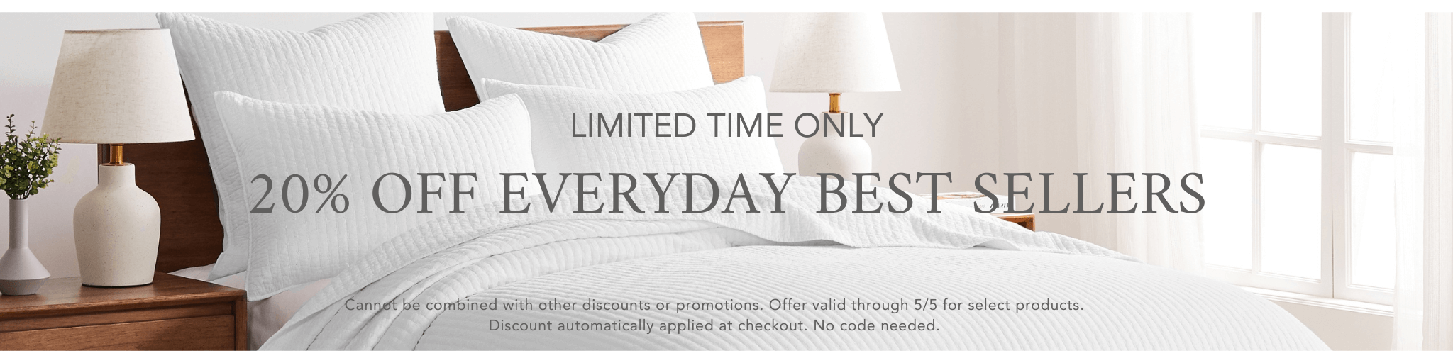 Limited time only: 20% Off Everyday Best Sellers through 5/5