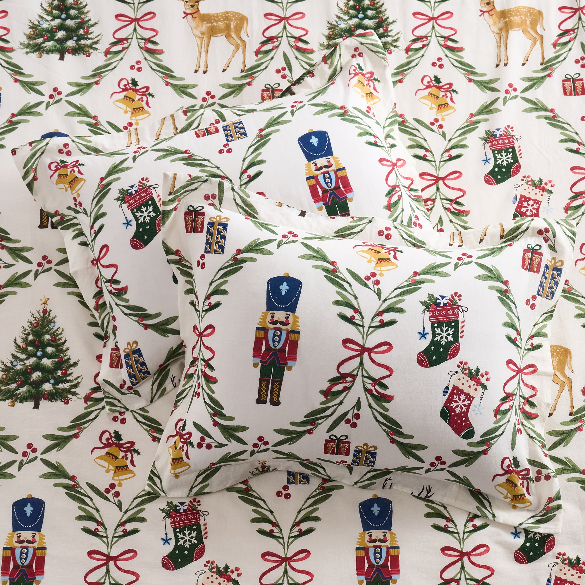 Festive Nutcrackers Duvet Cover Set