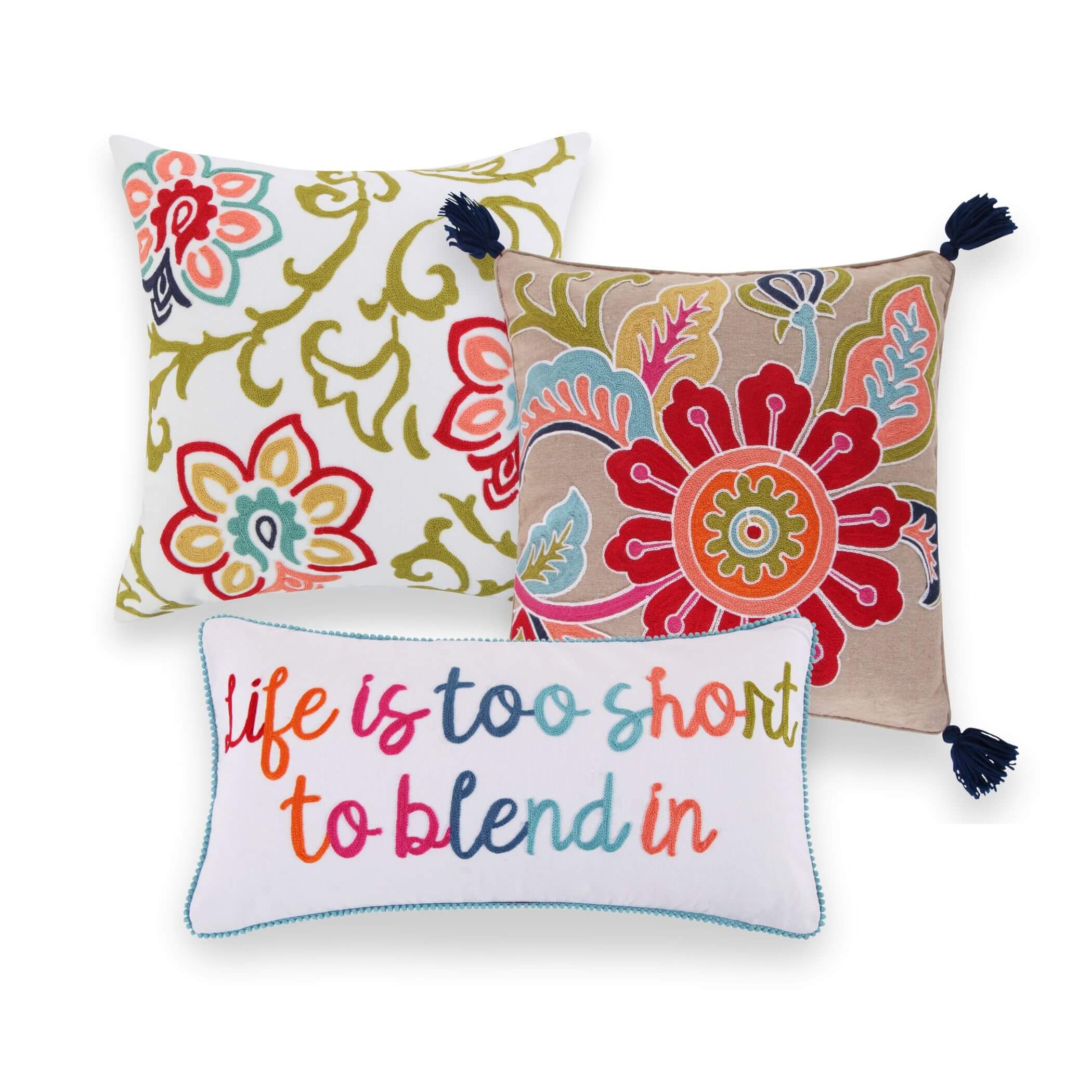 Levtex Home Green Brights Pillow Bundle Decorative Pillows