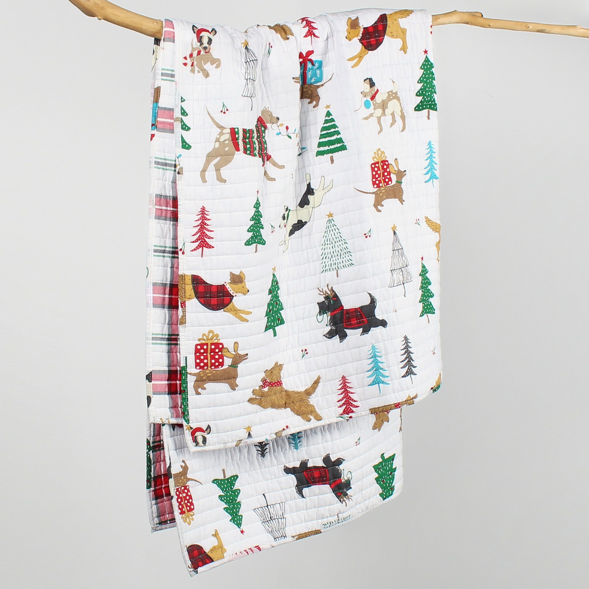 Levtex Home Jingle Paws Quilted Throw Throws