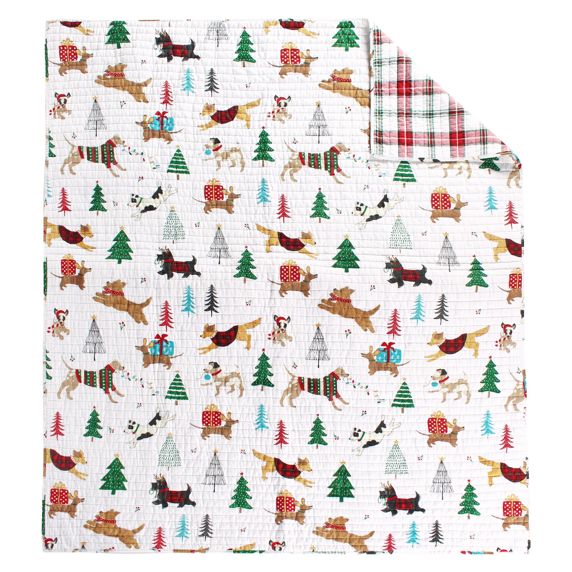 Levtex Home Jingle Paws Quilted Throw Throws