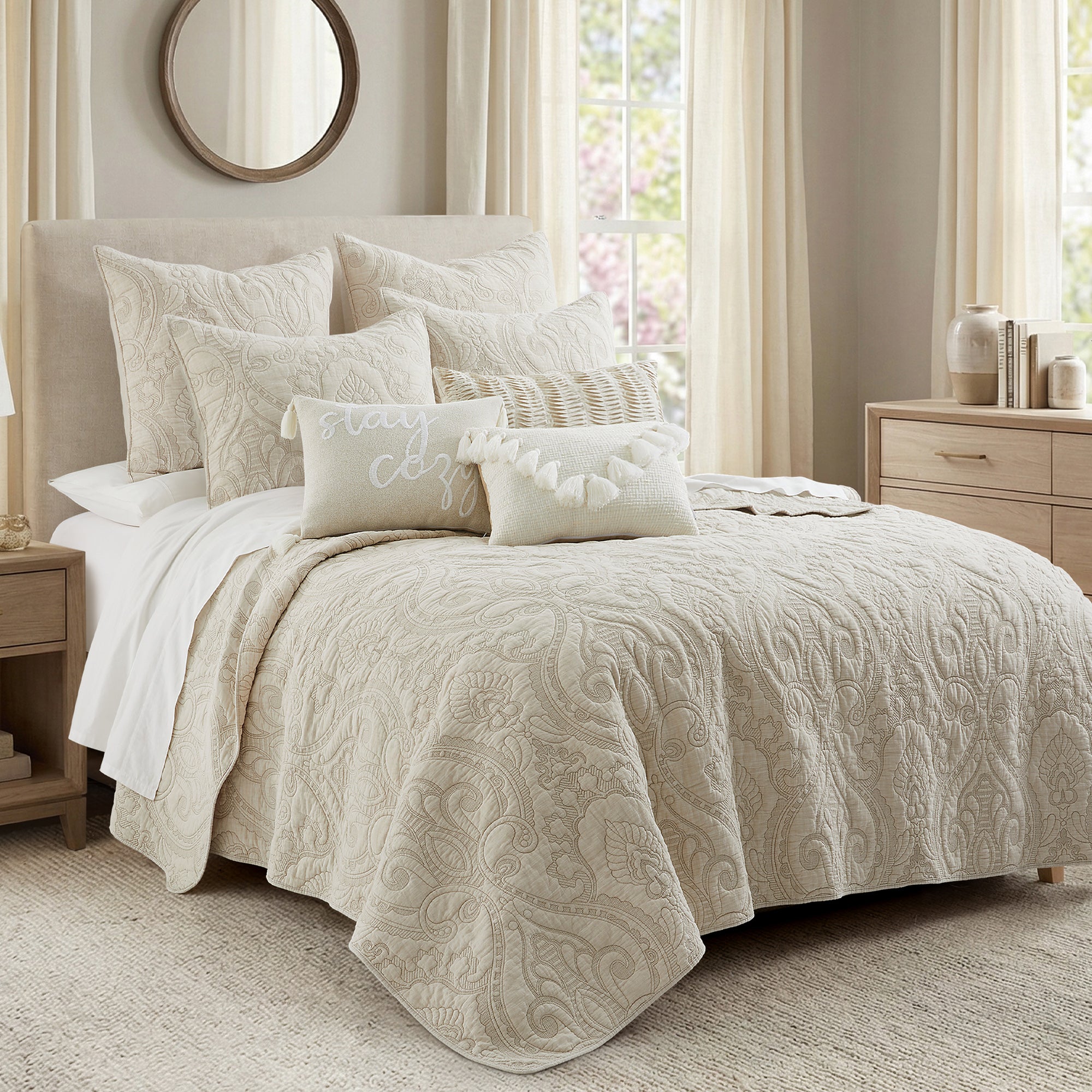 Helena Sage Quilt Set