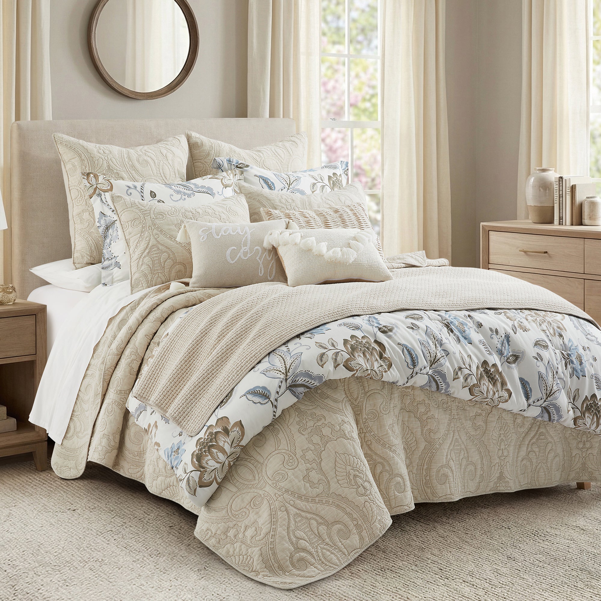 Helena Sage Quilt Set