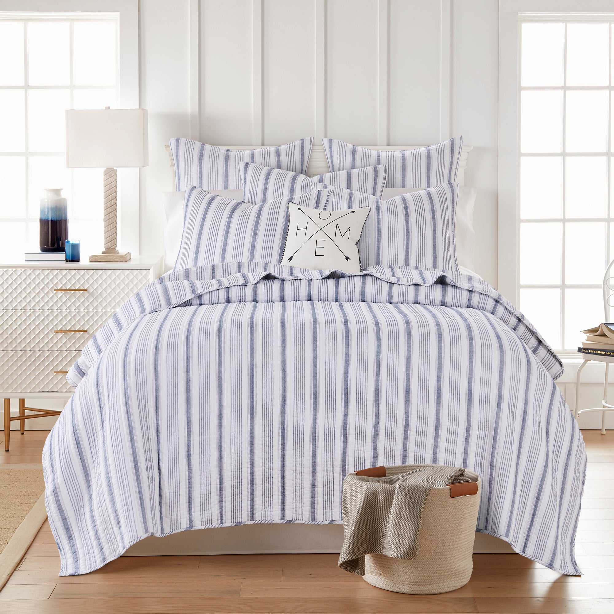Levtex Home Rochelle Stripe Home Pillow Decorative Pillows