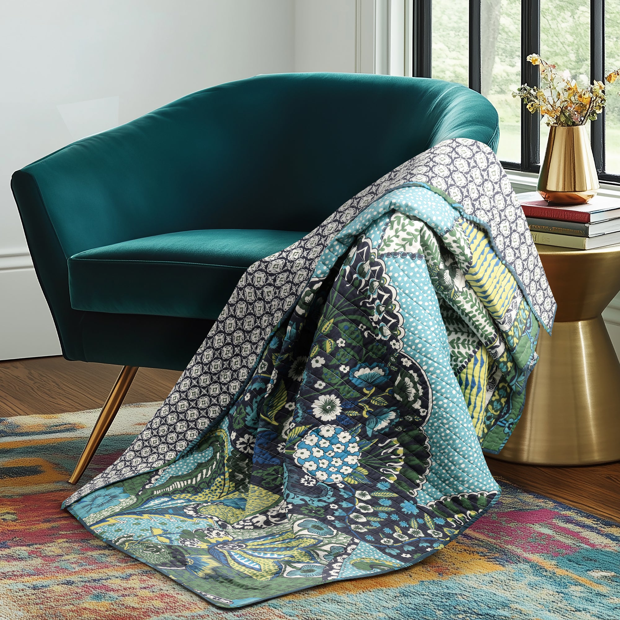 Levtex Home Jules Quilted Throw Throws