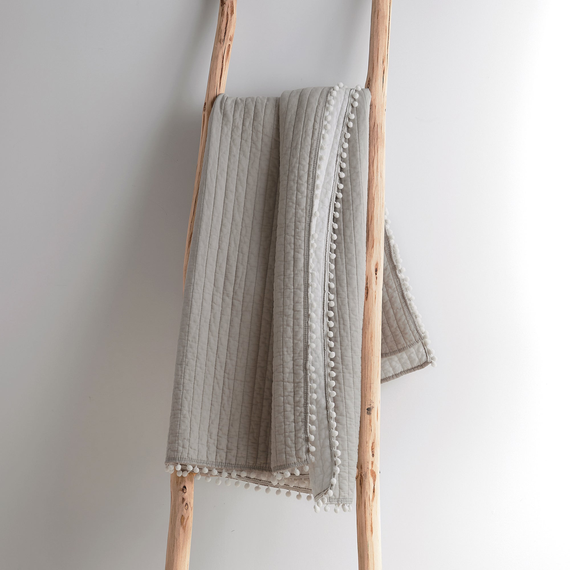 Levtex Home Pom Pom Quilted Throw Throws