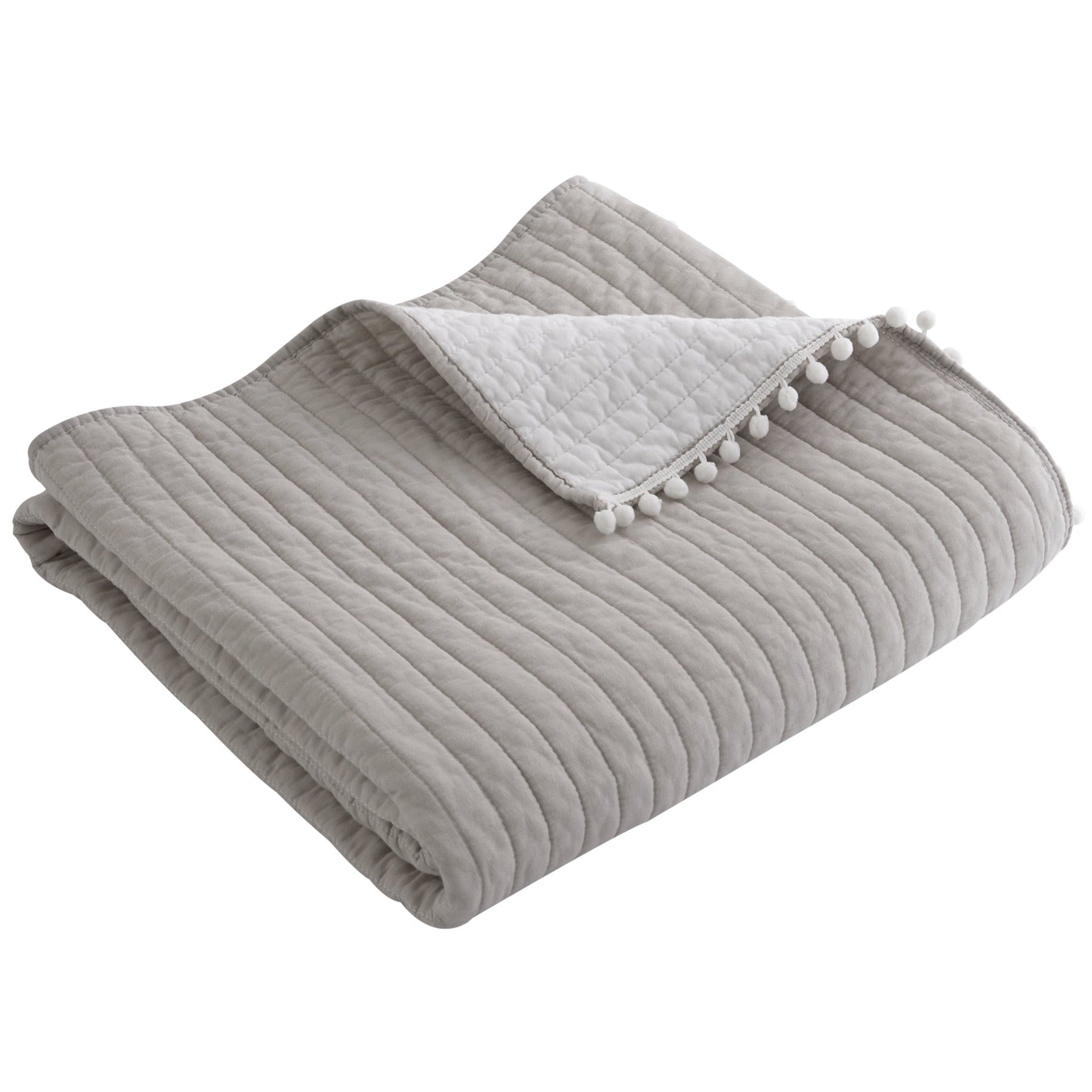Levtex Home Pom Pom Quilted Throw Throws