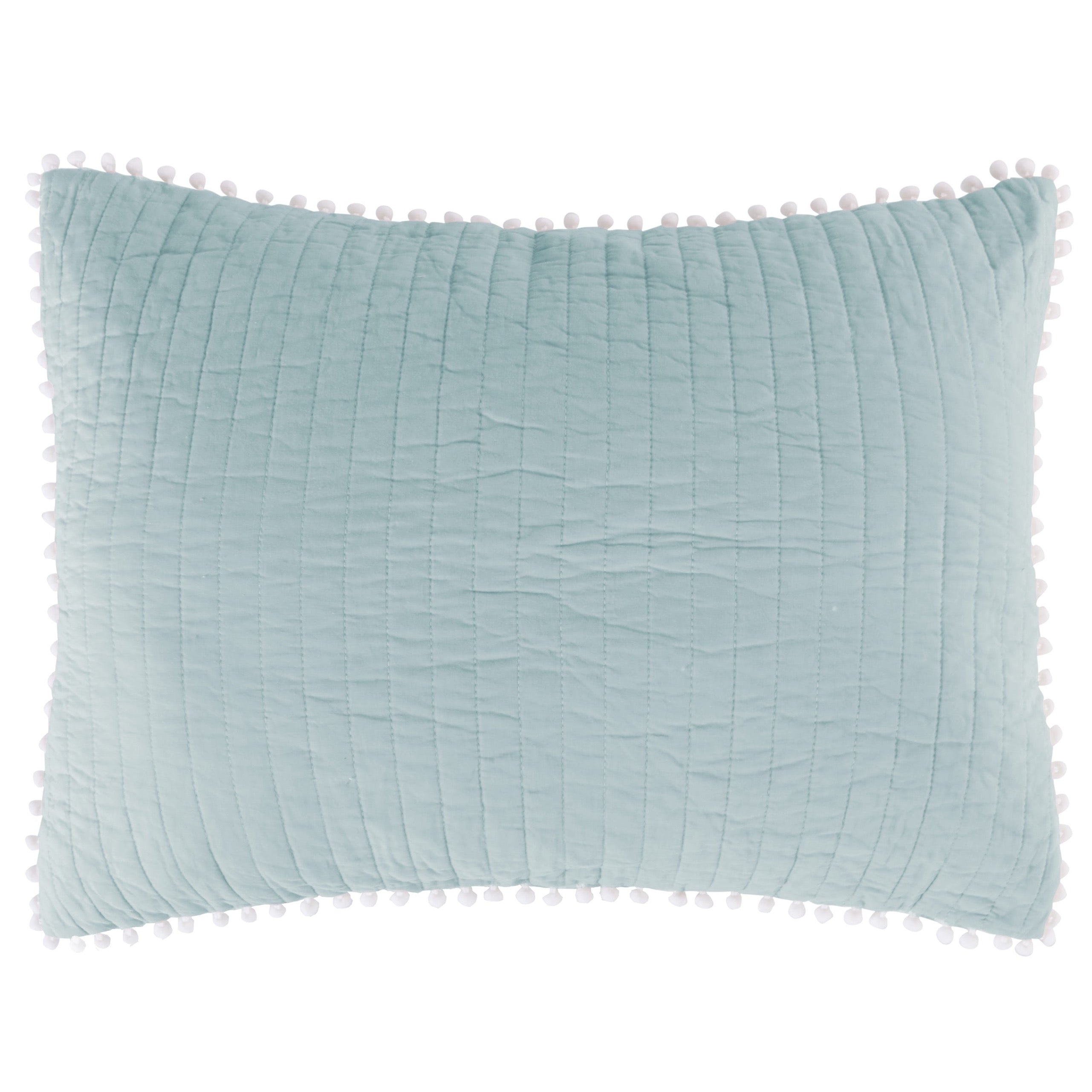 Levtex Home Pom Pom Blue Haze Shams Euro Shams