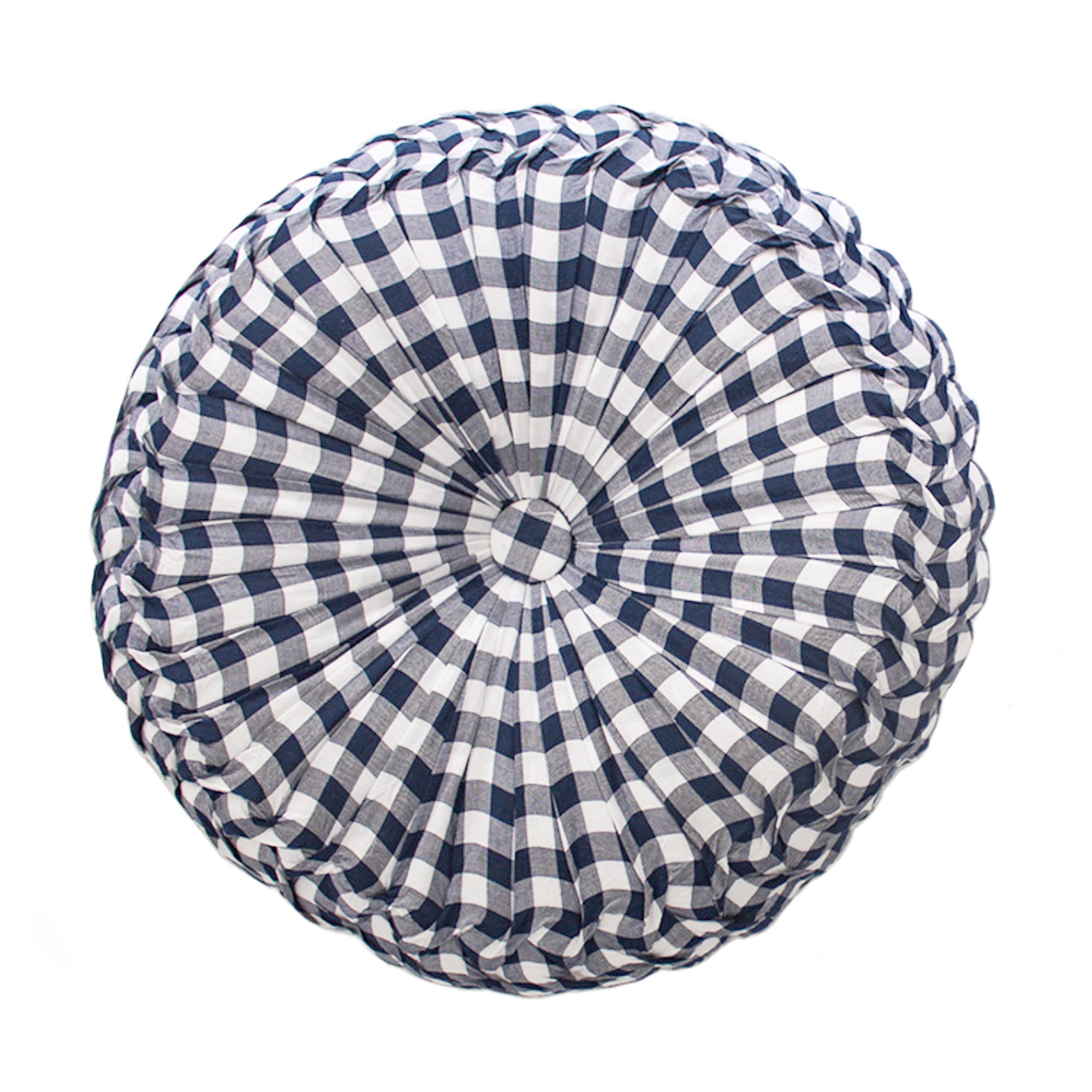 Americana Navy Gingham Pillow
