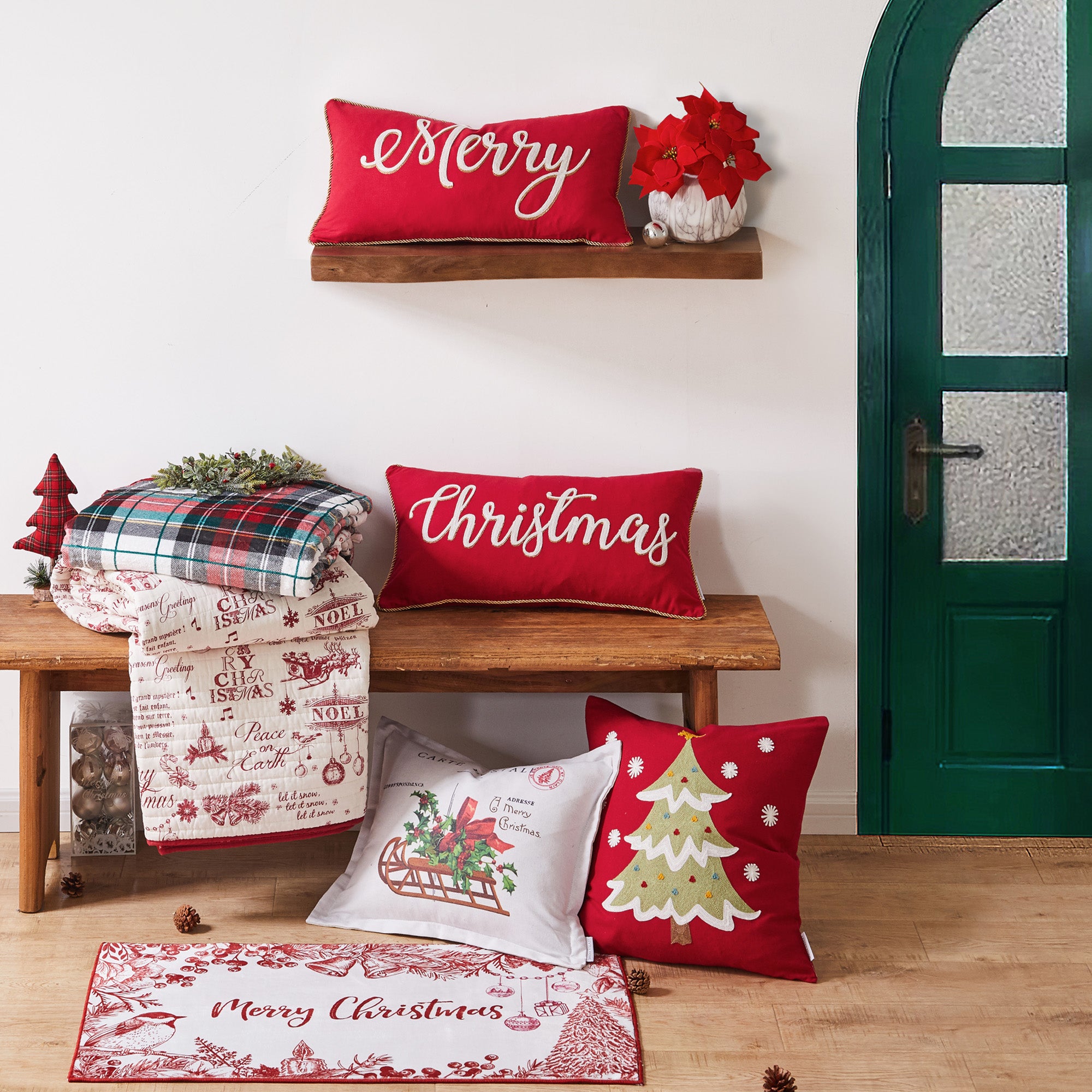 Levtex Home Yuletide Quilted Throw Throws