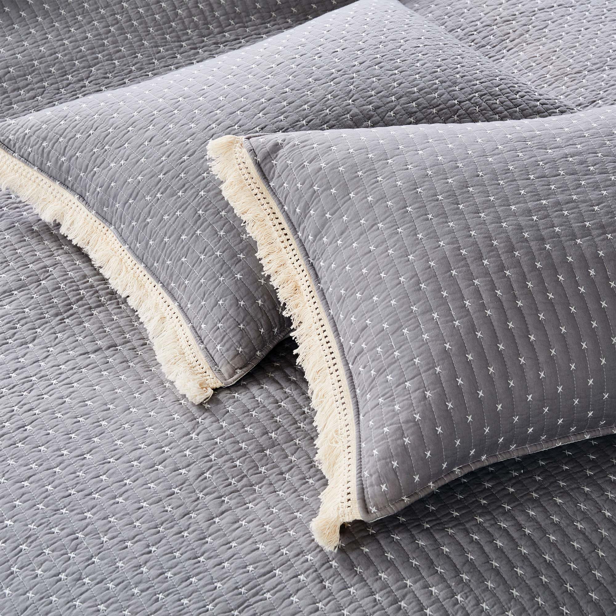 Levtex Home Cross Stitch Quilt Set Quilts