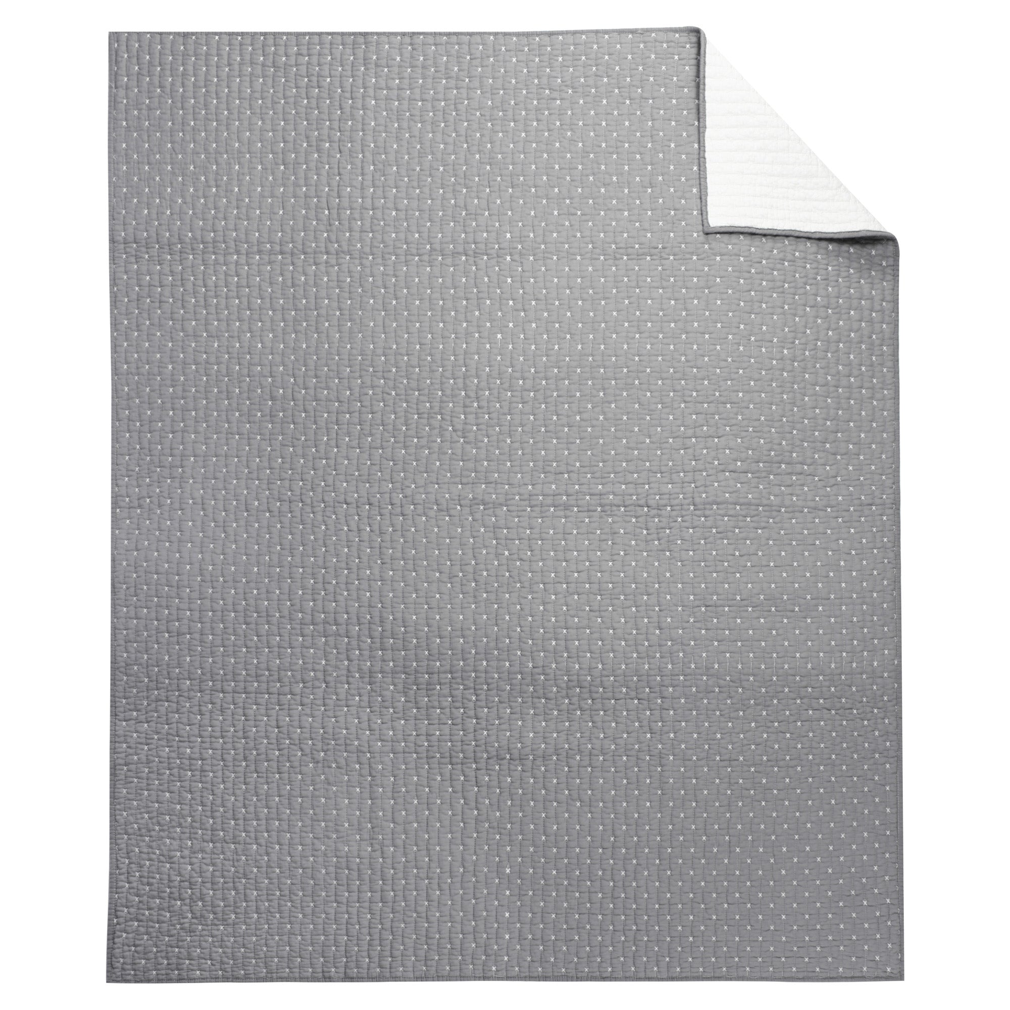 Cross Stitch Quilted Throw