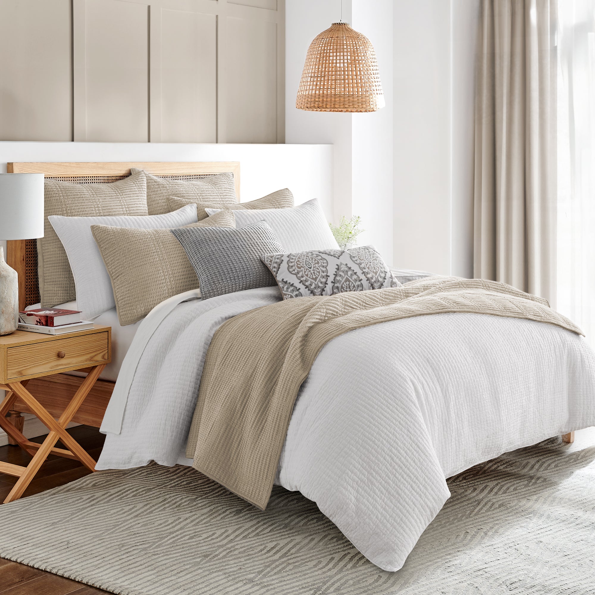 Levtex Home Cross Stitch Duvet Cover Set Duvets