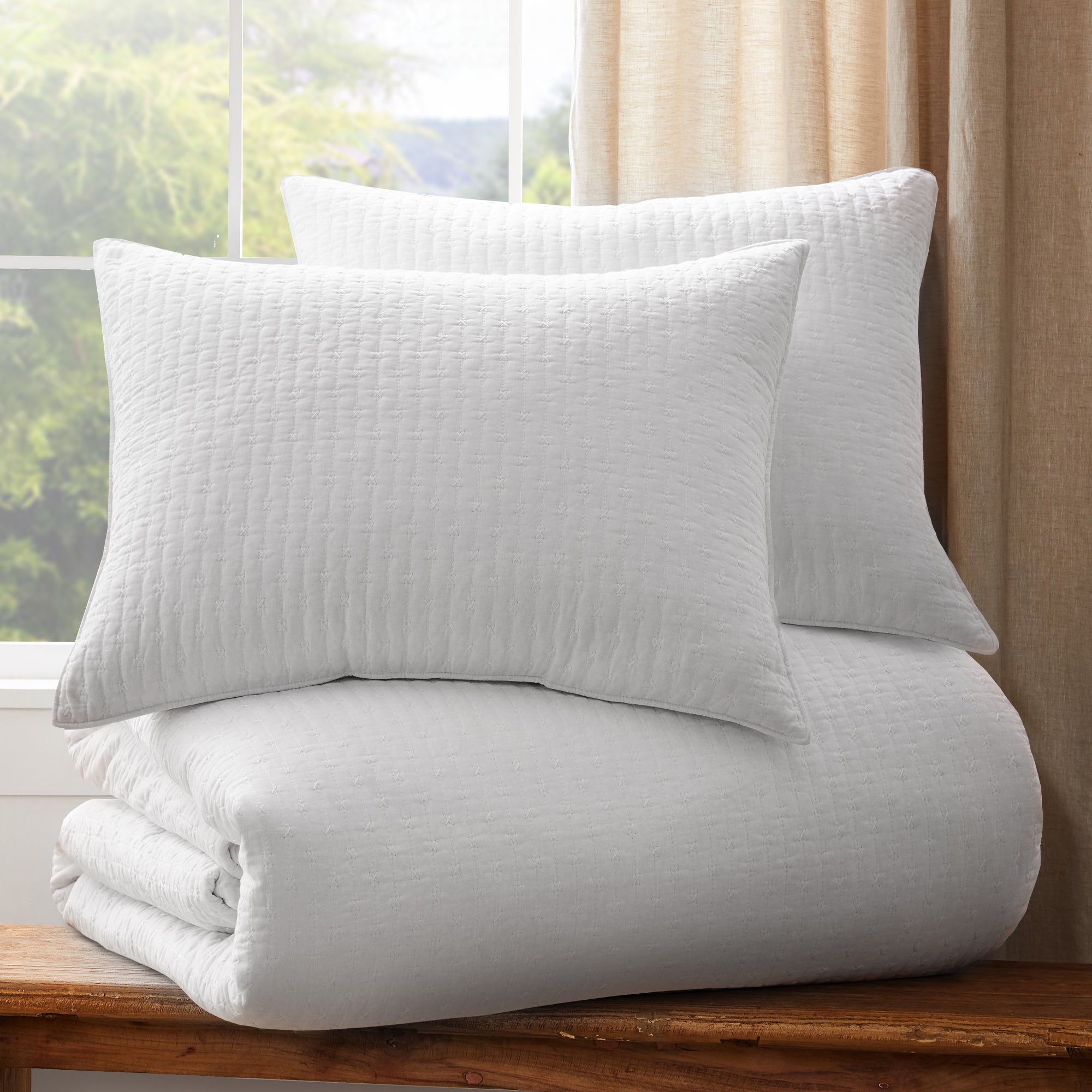 Levtex Home Cross Stitch Duvet Cover Set Duvets