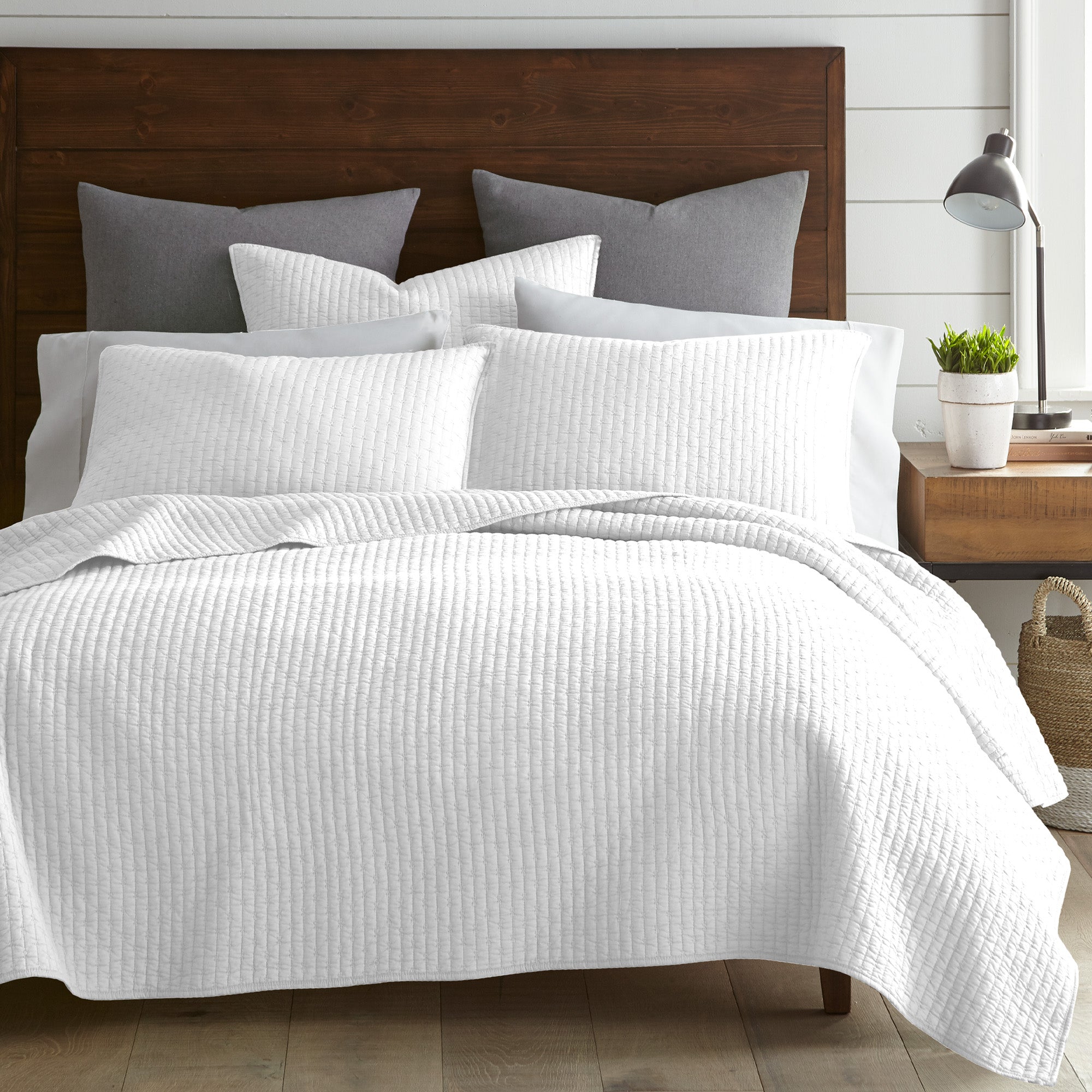Levtex Home Cross Stitch Standard Sham Shams