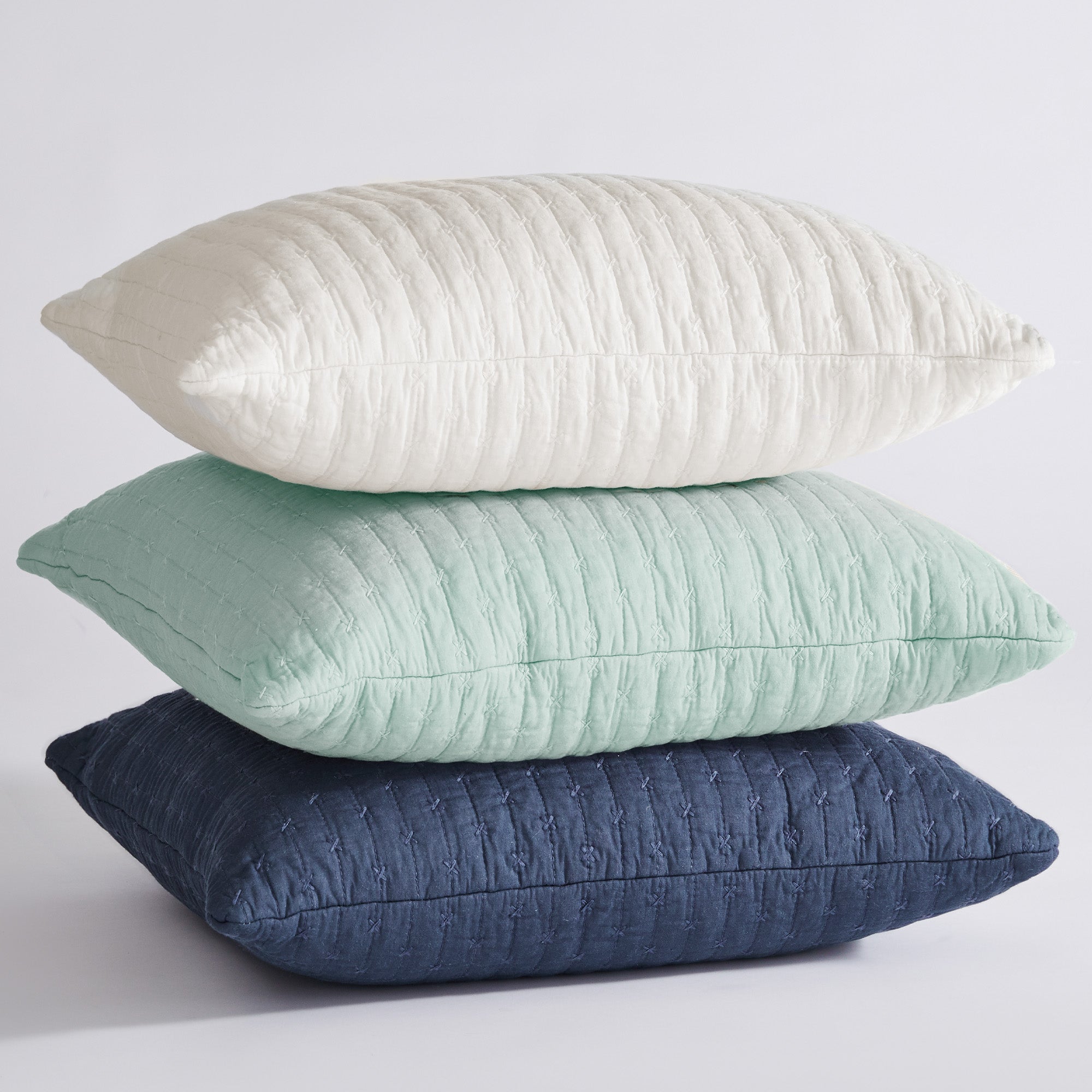 Levtex Home Cross Stitch Square Pillow Decorative Pillows