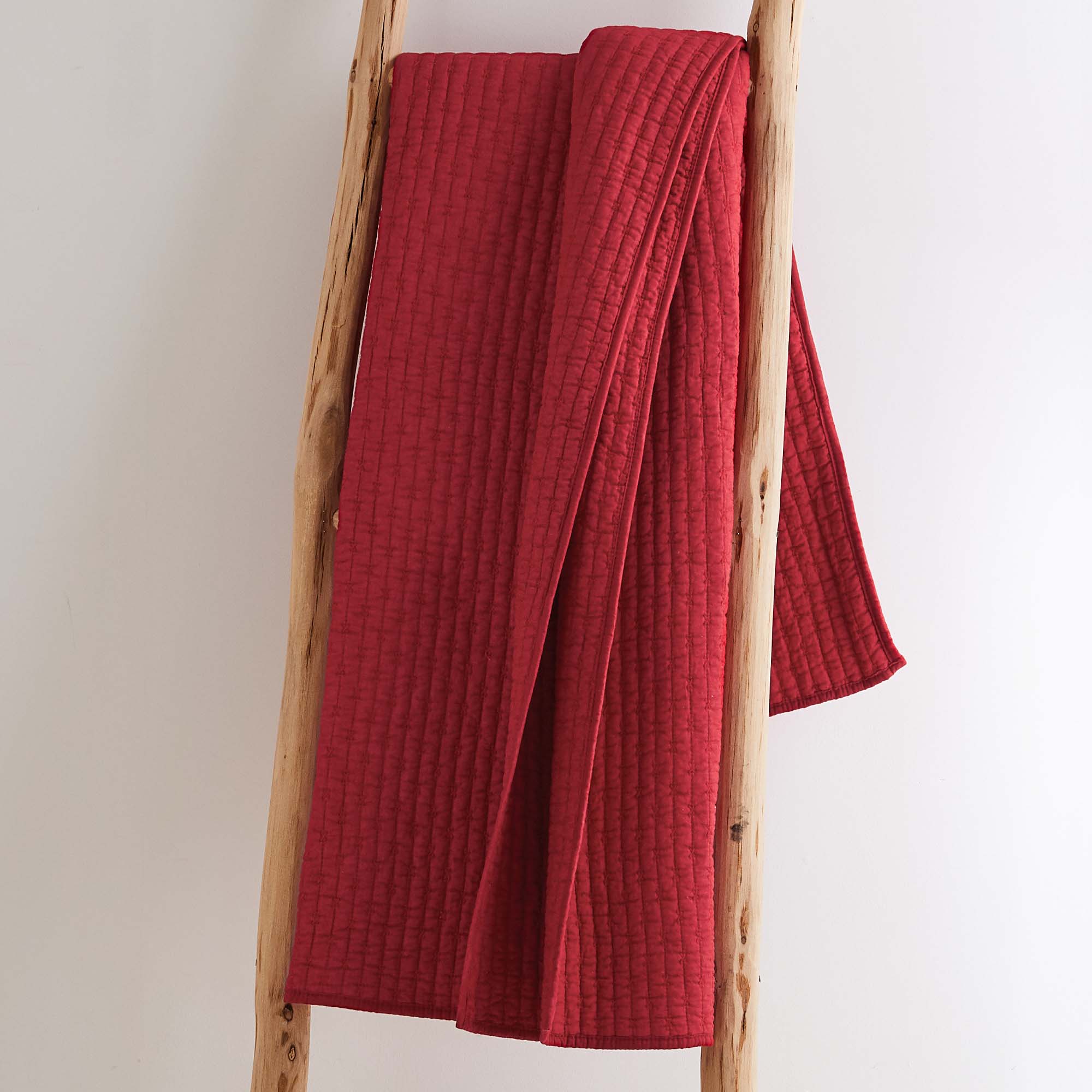 Cross Stitch Quilted Throw
