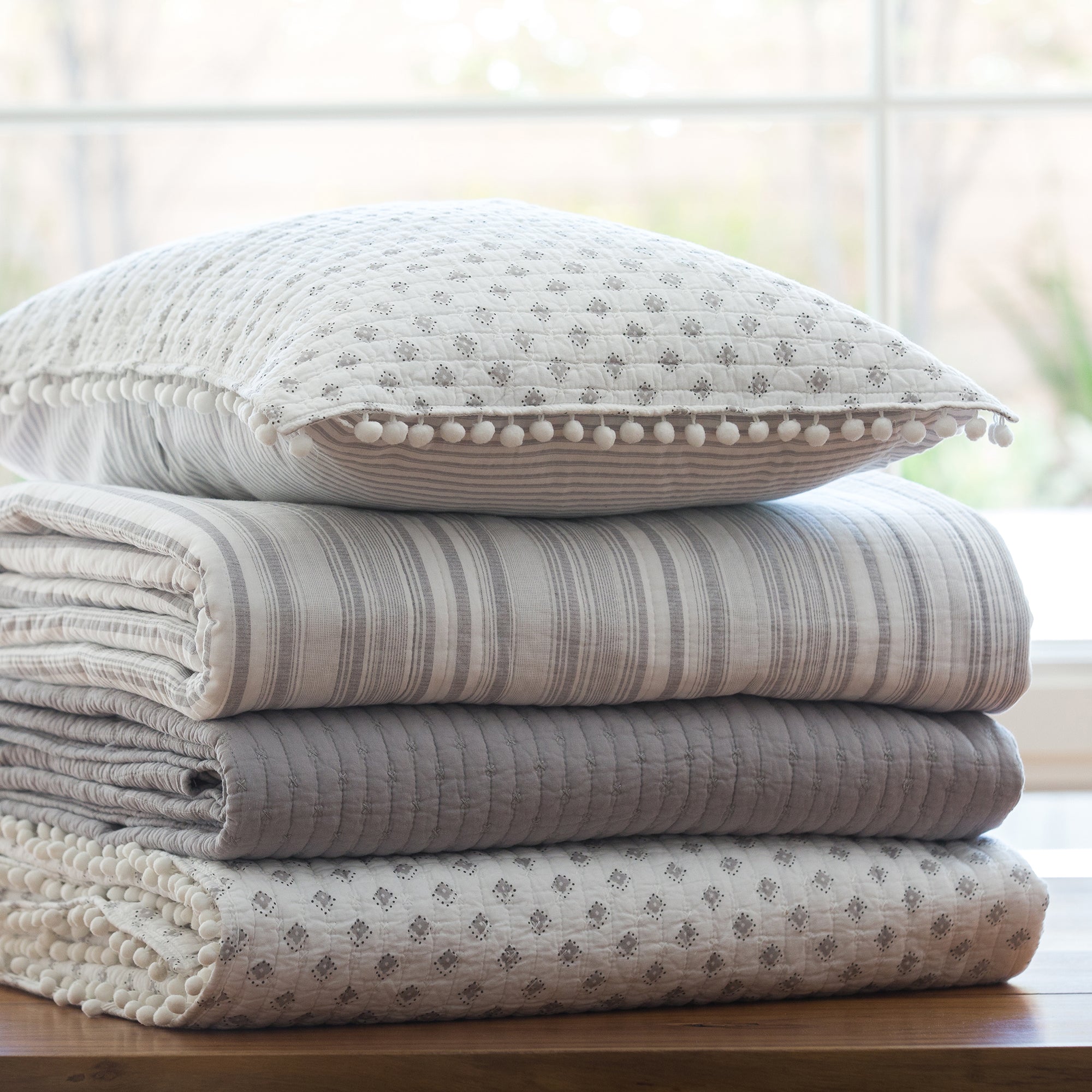 Levtex Home Cross Stitch Quilt Set Quilts