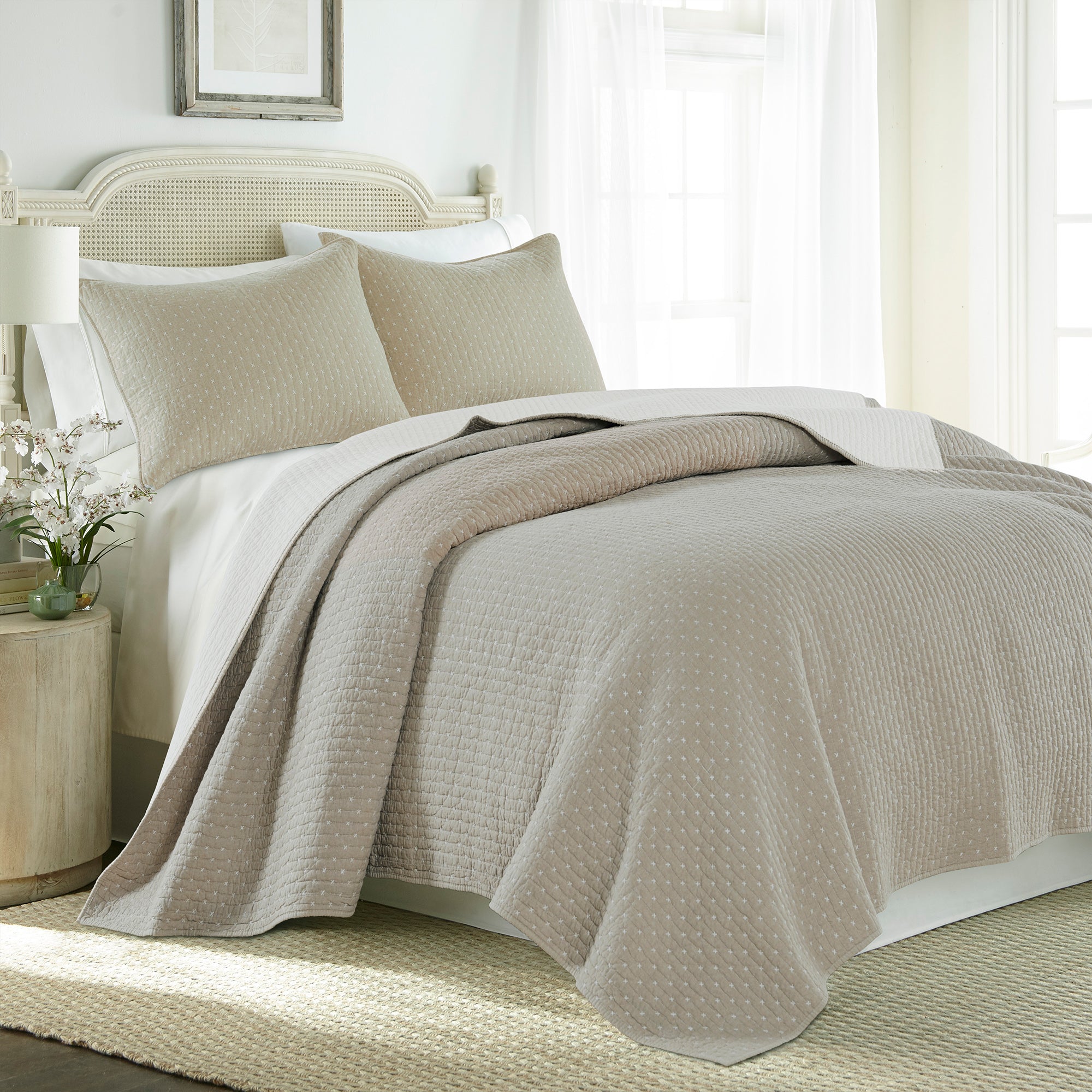 Levtex Home Cross Stitch Quilt Set Quilts