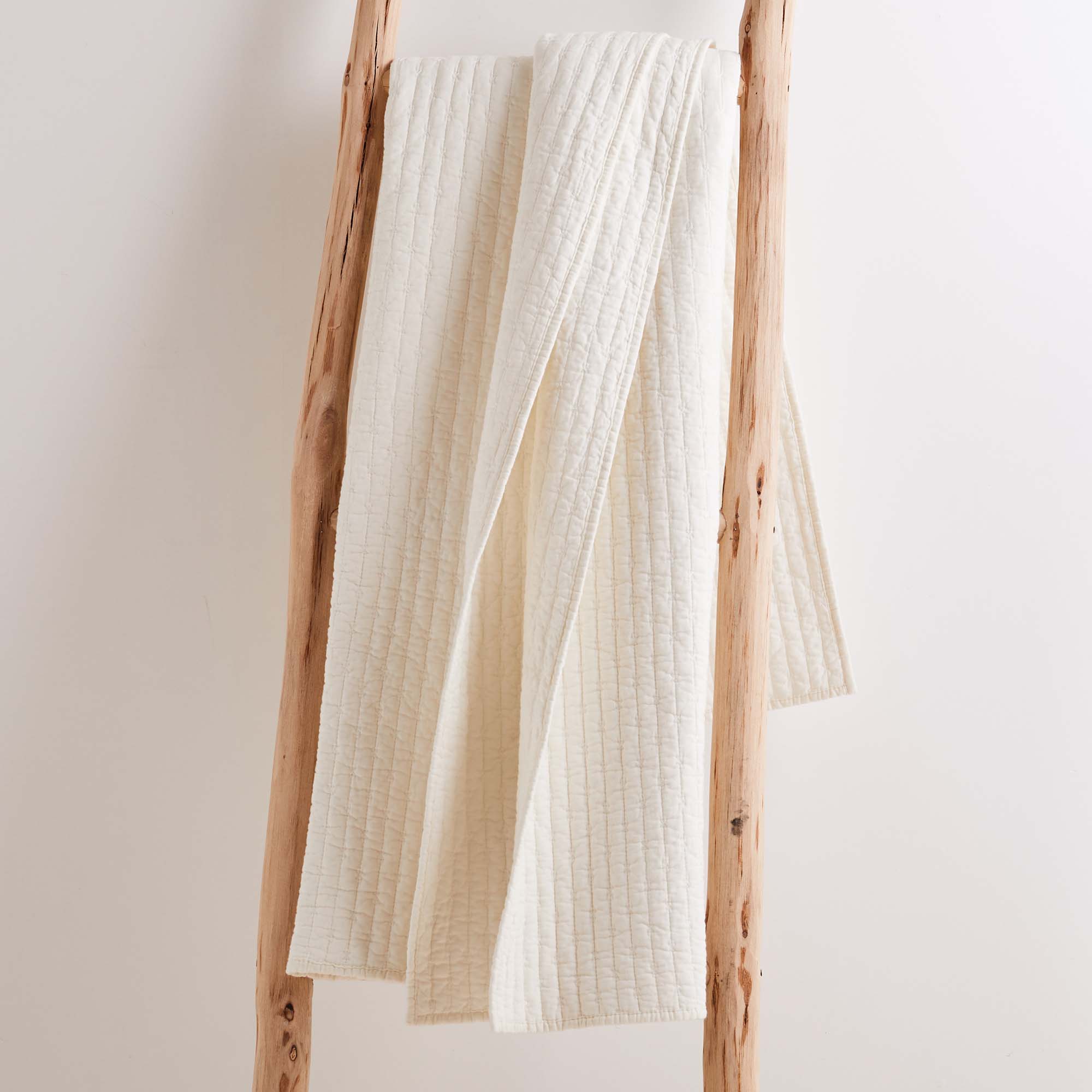Cross Stitch Quilted Throw
