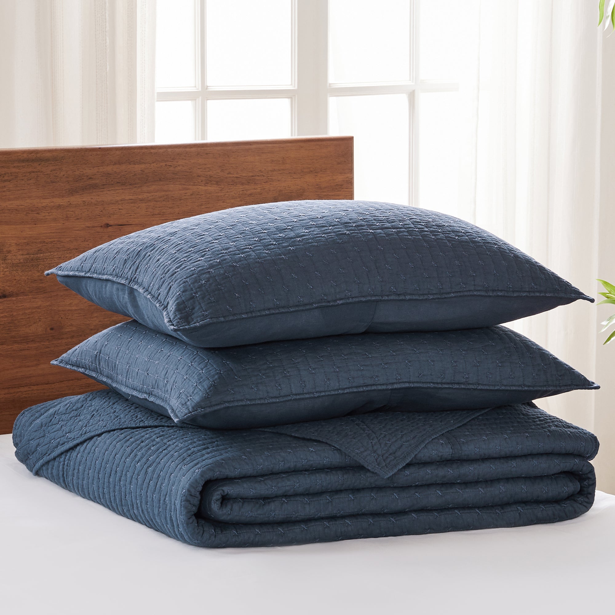 Levtex Home Cross Stitch Bedspread Set Bedspreads