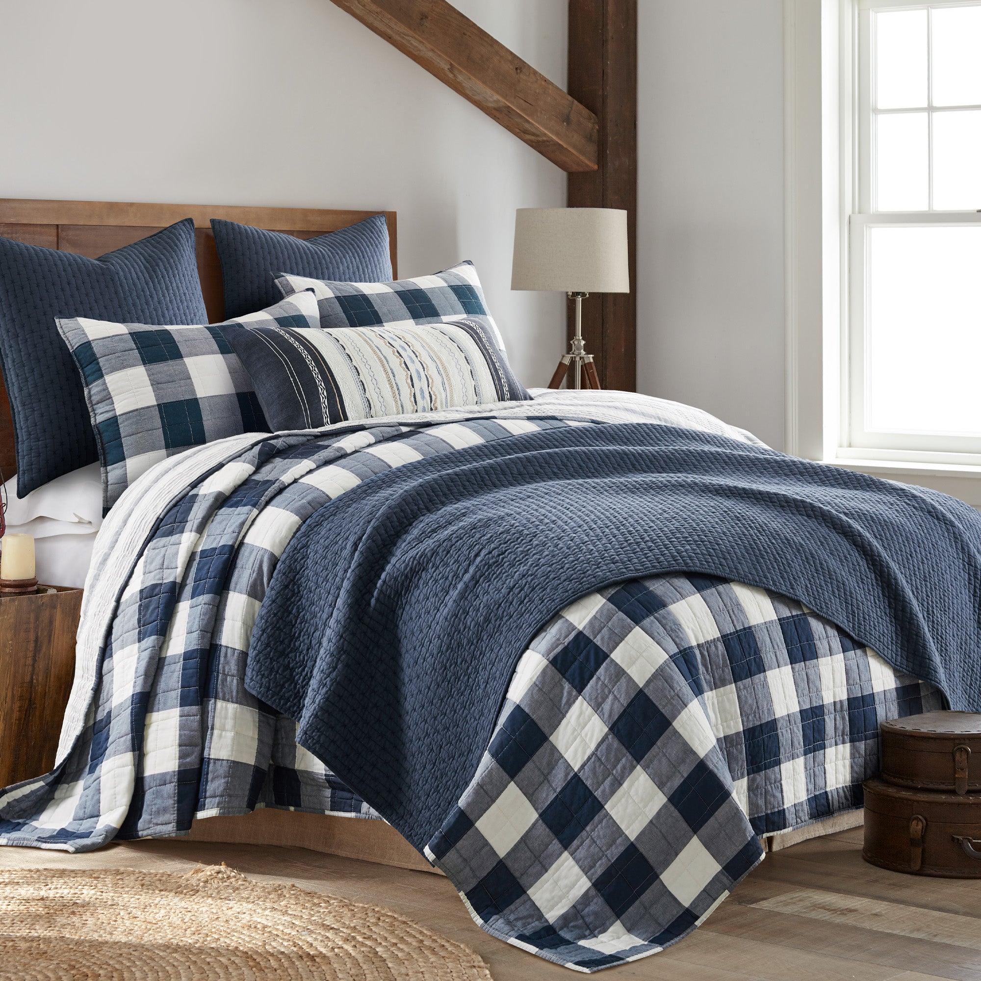 Levtex Home Cross Stitch Quilt Set Quilts