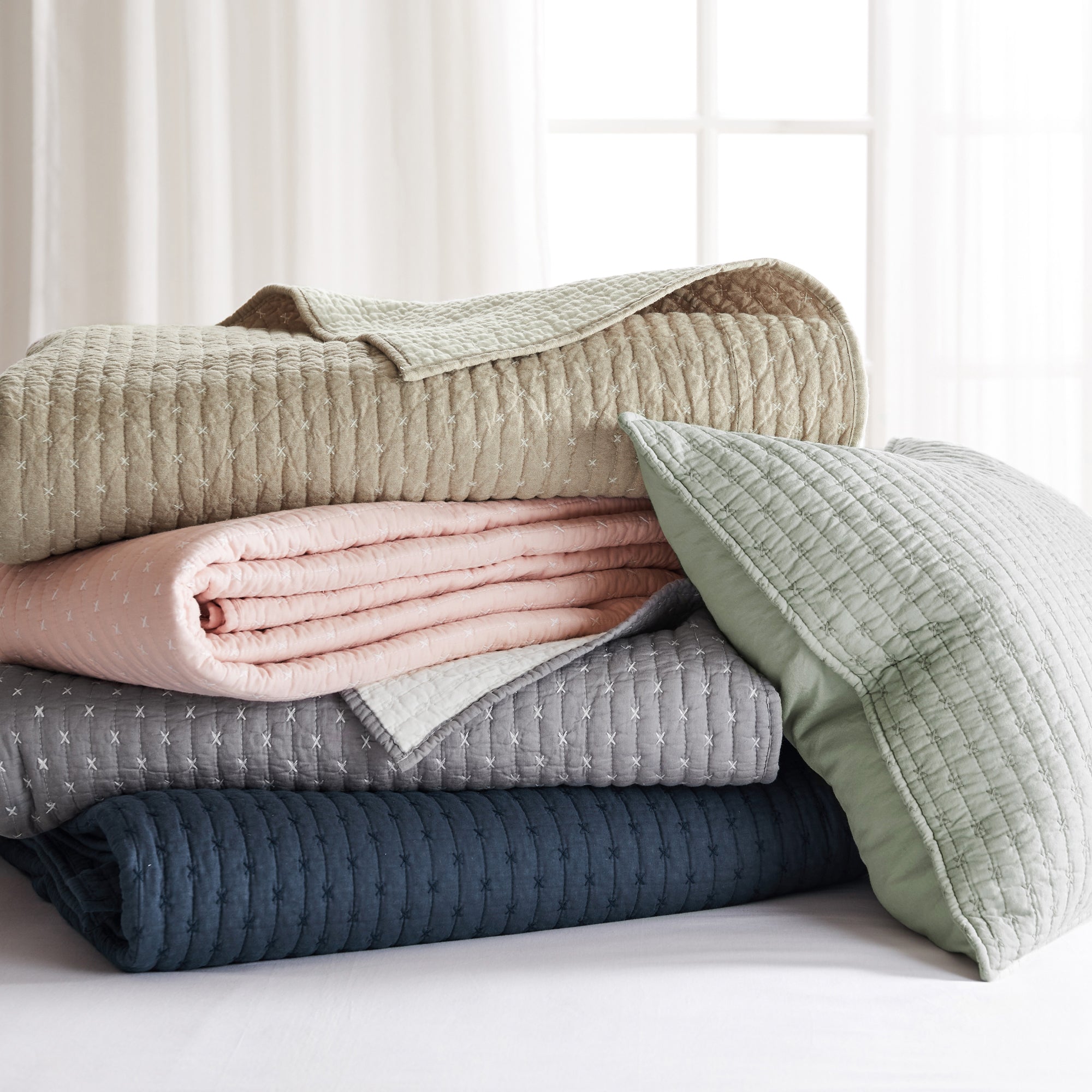 Cross Stitch Quilt Set