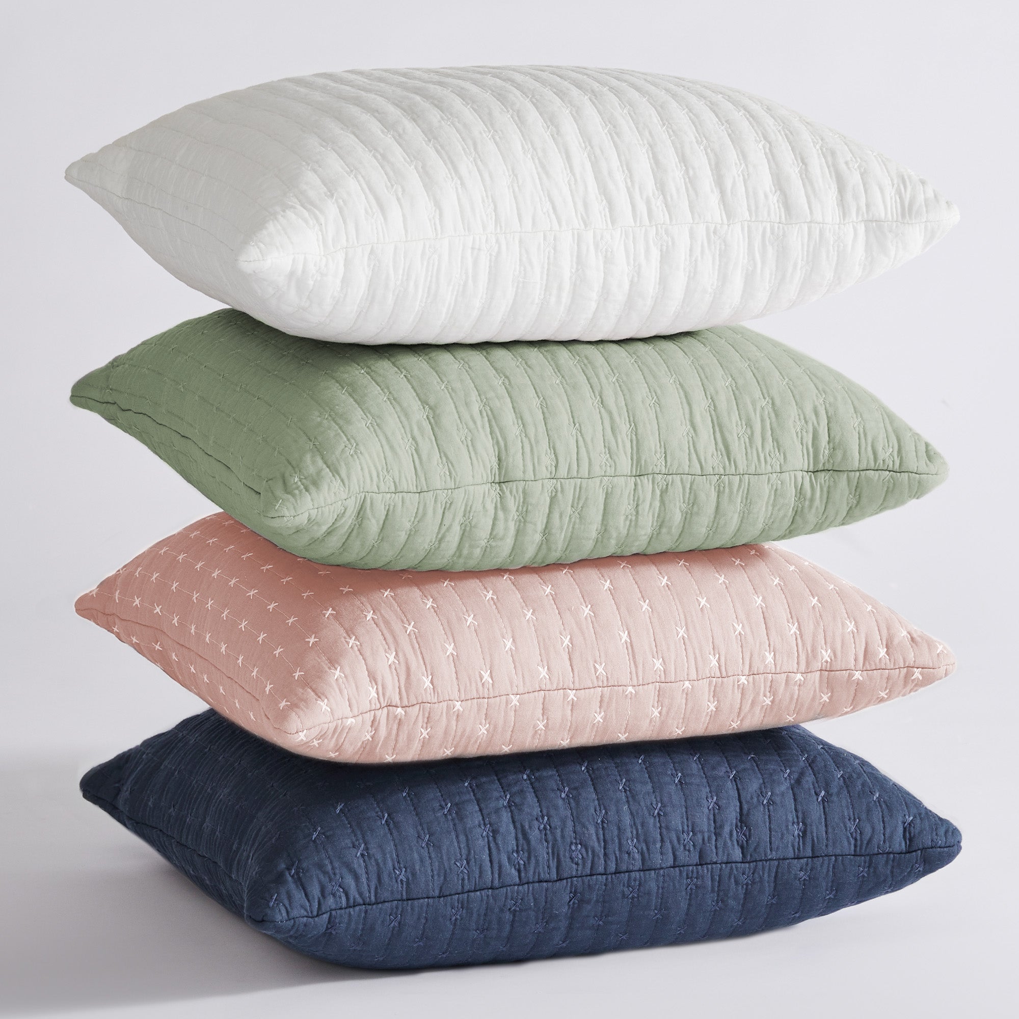 Levtex Home Cross Stitch Square Pillow Decorative Pillows