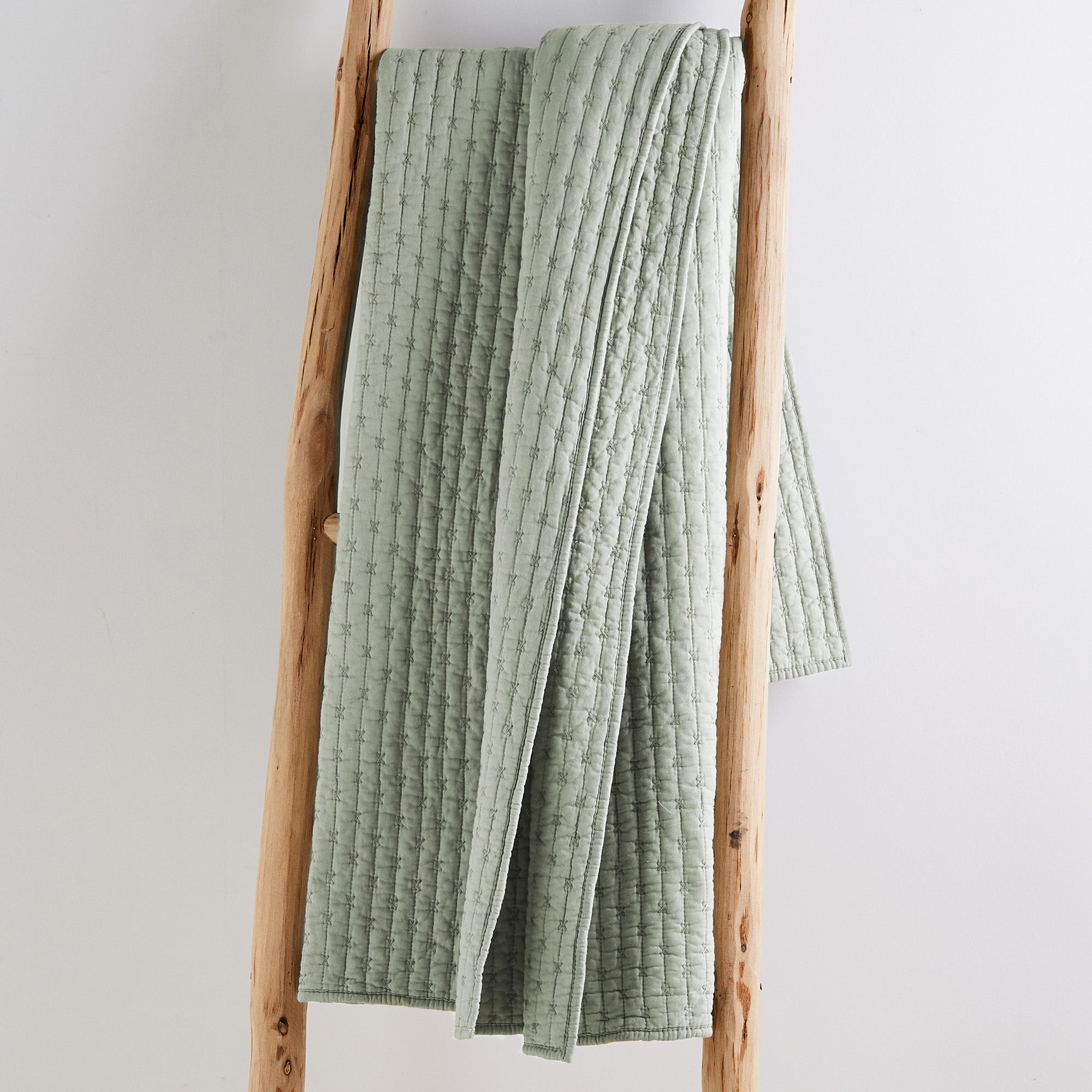 Levtex Home Cross Stitch Quilted Throw Throws