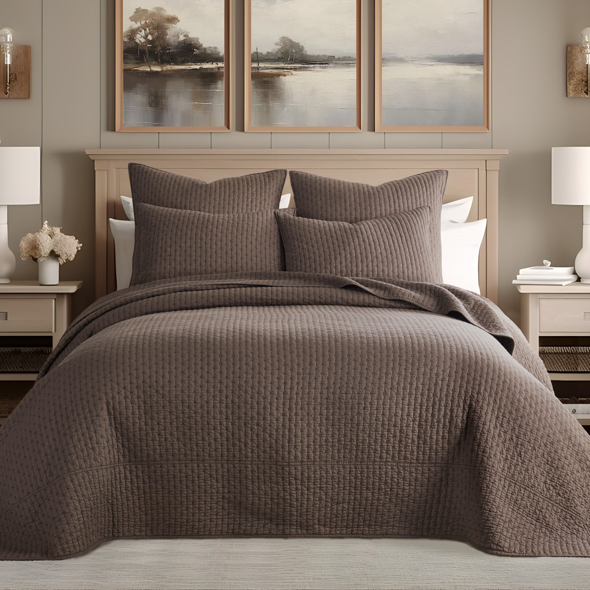 Levtex Home Cross Stitch Bedspread Set Bedspreads