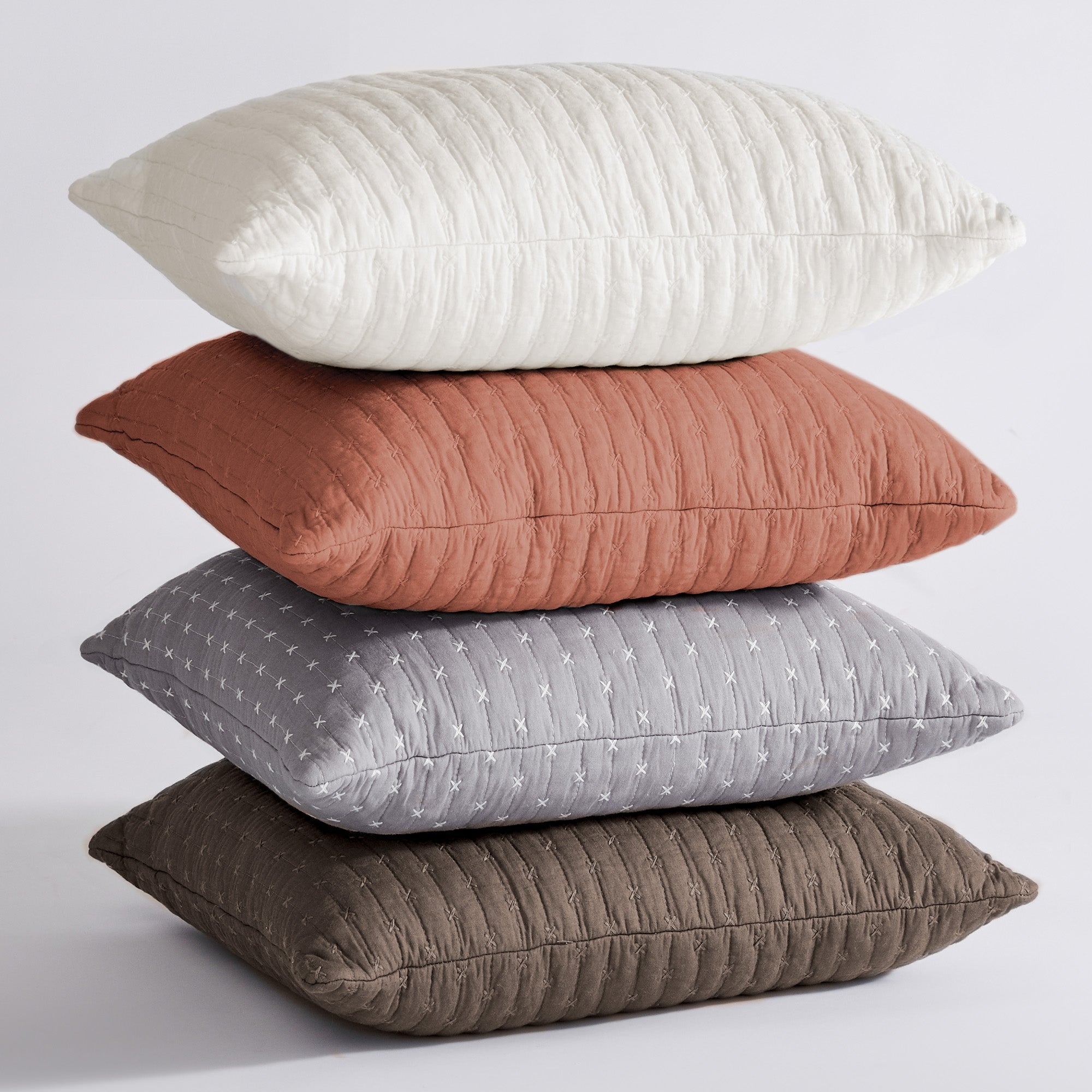 Levtex Home Cross Stitch Square Pillow Decorative Pillows