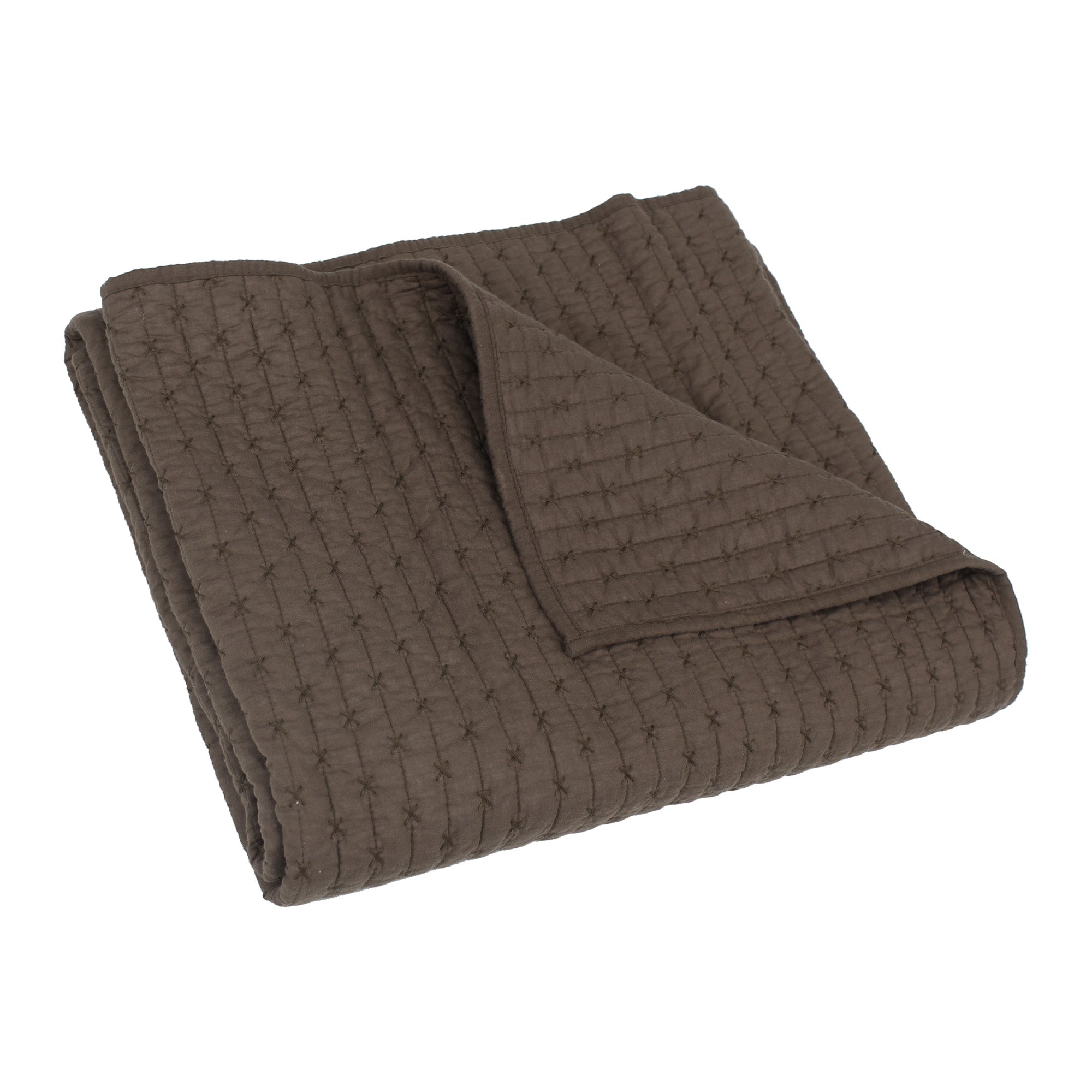 Levtex Home Cross Stitch Quilted Throw Throws